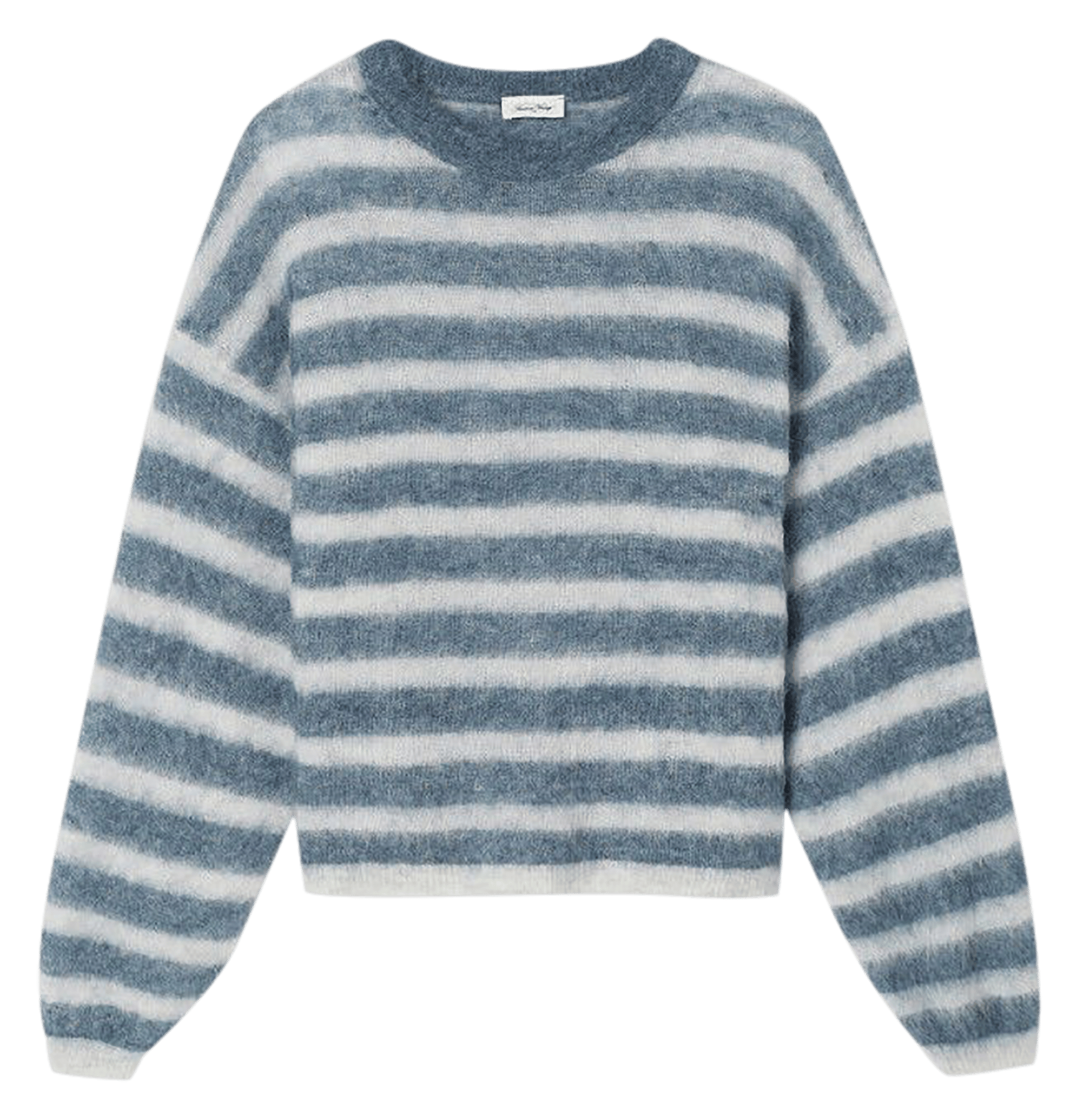 Pull droit en alpaga mélangé nenybay AMERICAN VINTAGE Gris