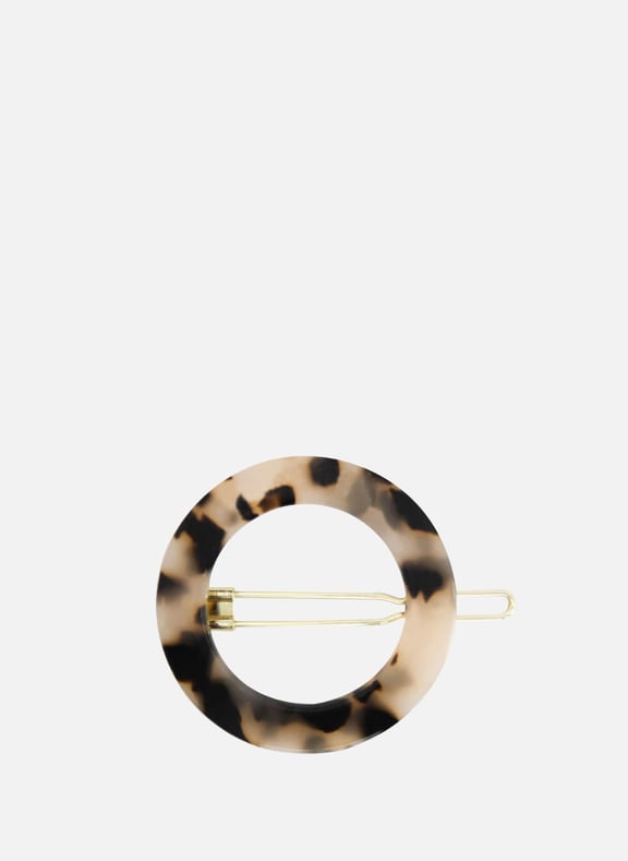 Tortoiseshell round hair clip by BACHCA BACHCA Tortoiseshell round hair clip