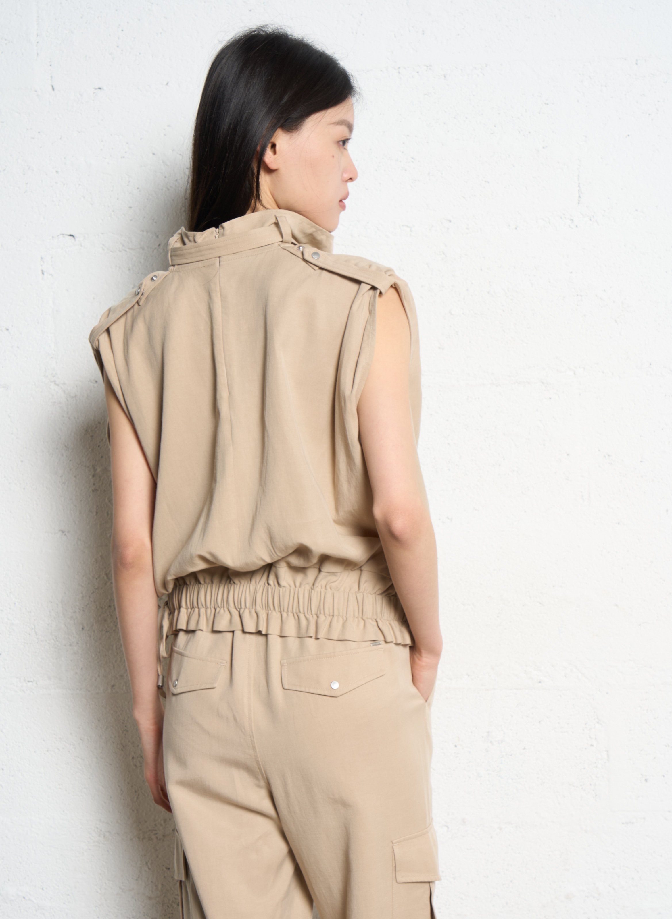 Top oversize IKKS Beige