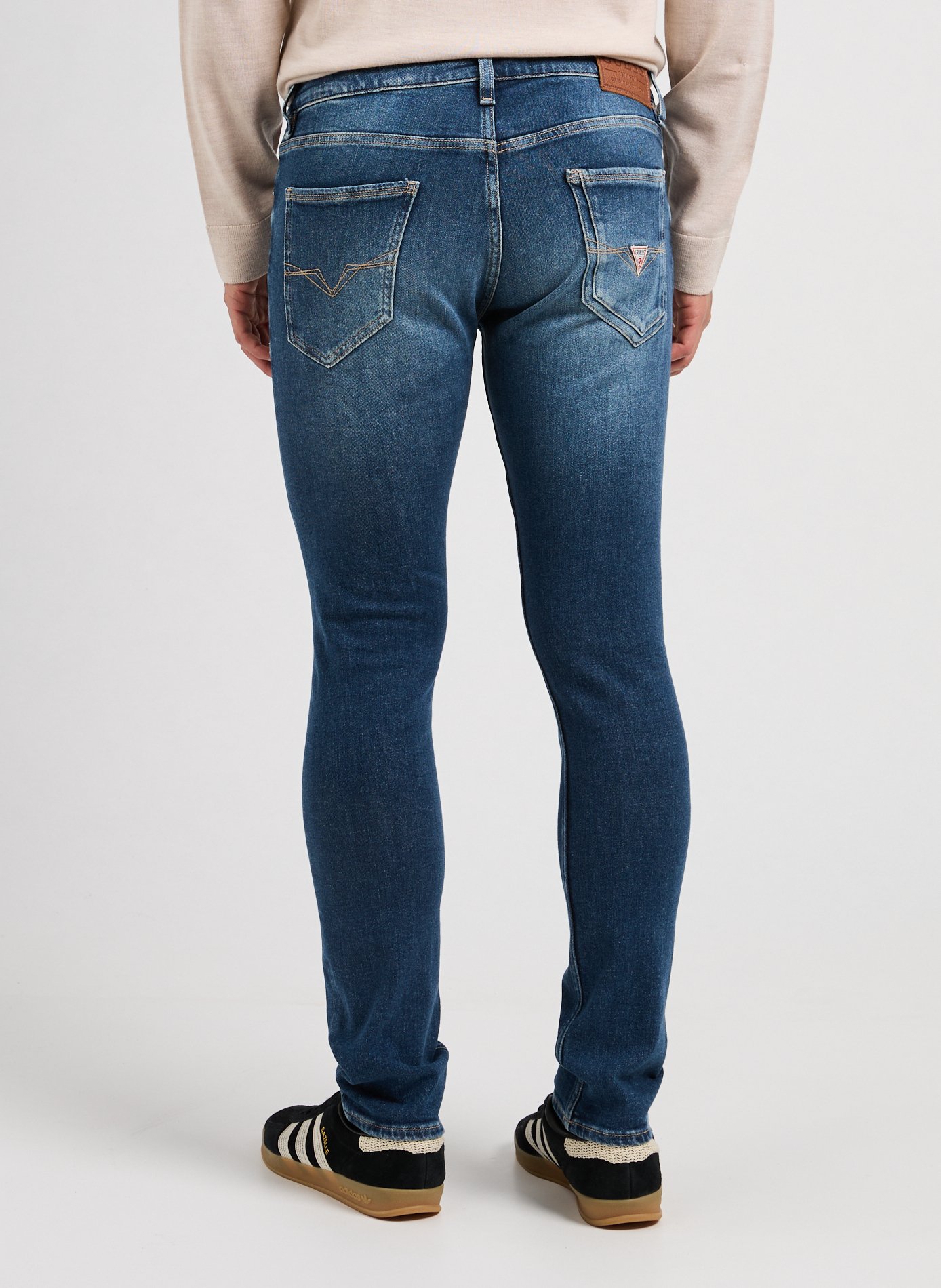 Low-rise skinny jeans in cotton GUESS Blue