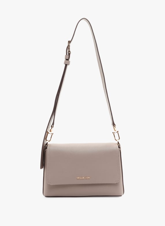 Petit sac à bandoulière Nessa en cuir | Beige by MICHAEL KORS Petit sac à bandoulière Nessa en cuir Beige