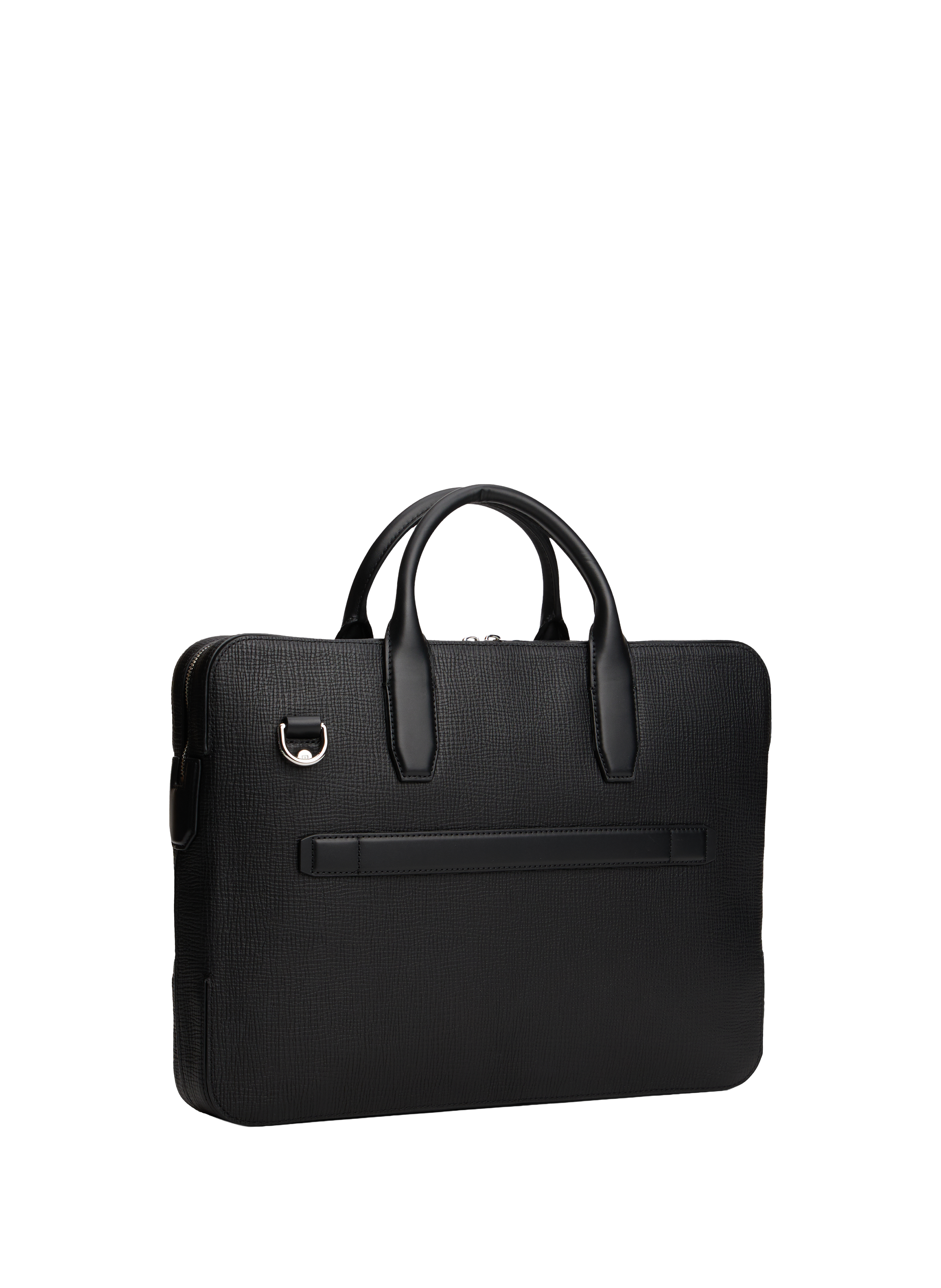 Leather computer bag TOMMY HILFIGER Black