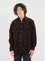 Surchemise Ricky côtelée en coton | Marron by NN.07 NN.07 Surchemise Ricky côtelée en coton | Marron