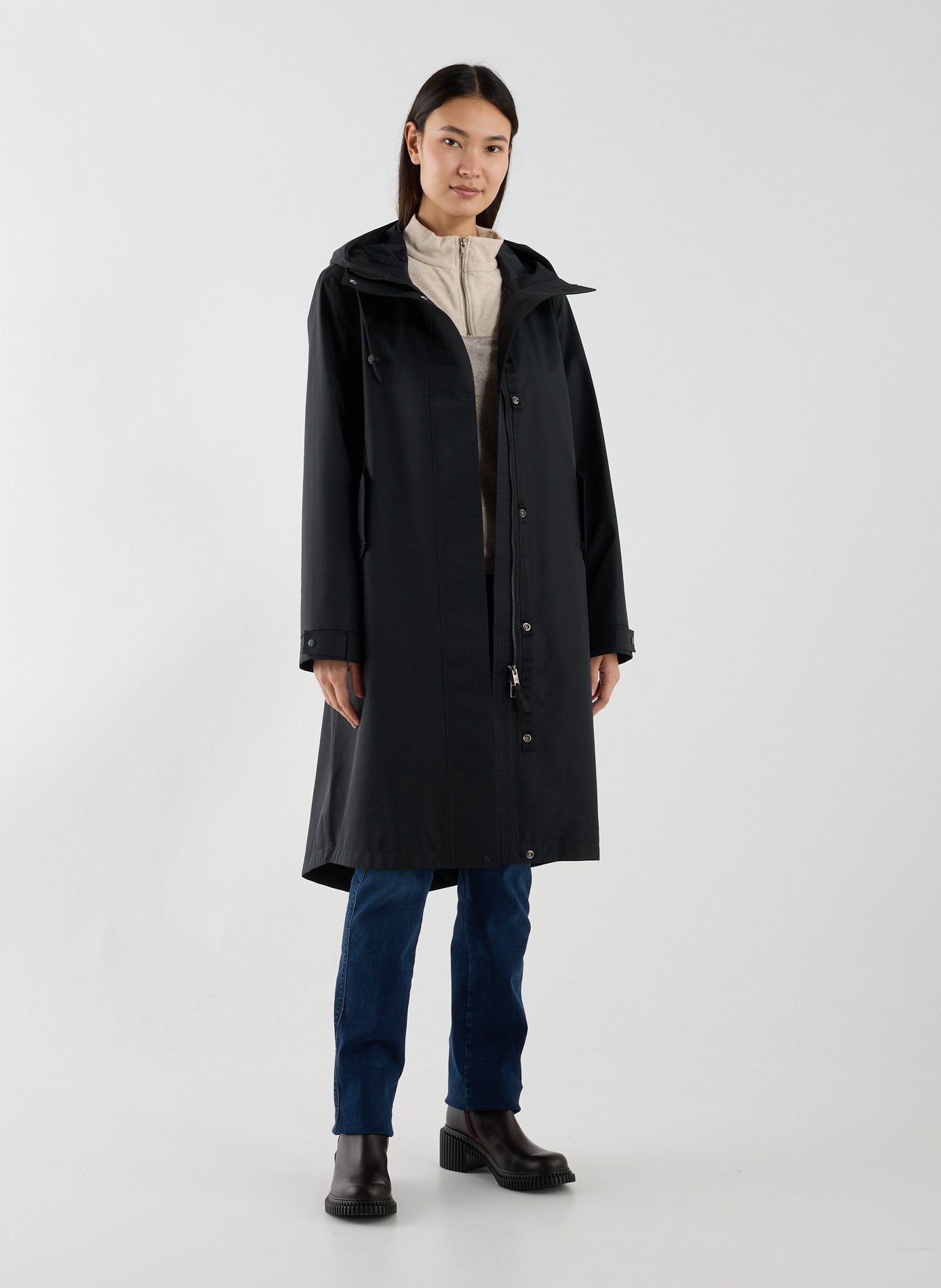Parka Fishtail imperméable AIGLE Noir