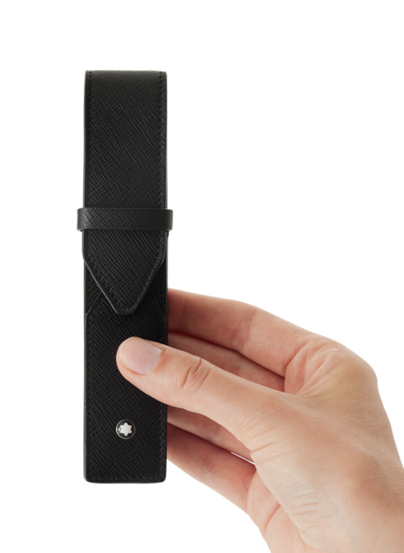 Leather pen case MONTBLANC Black