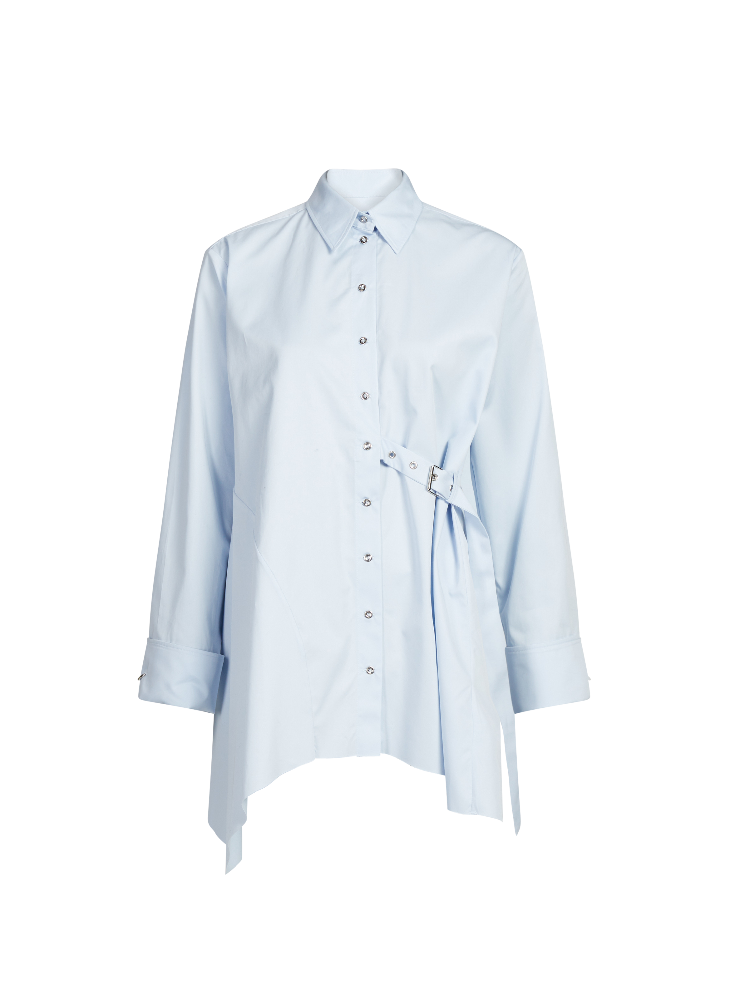Flared shirt with belt MARQUES ALMEIDA Blue
