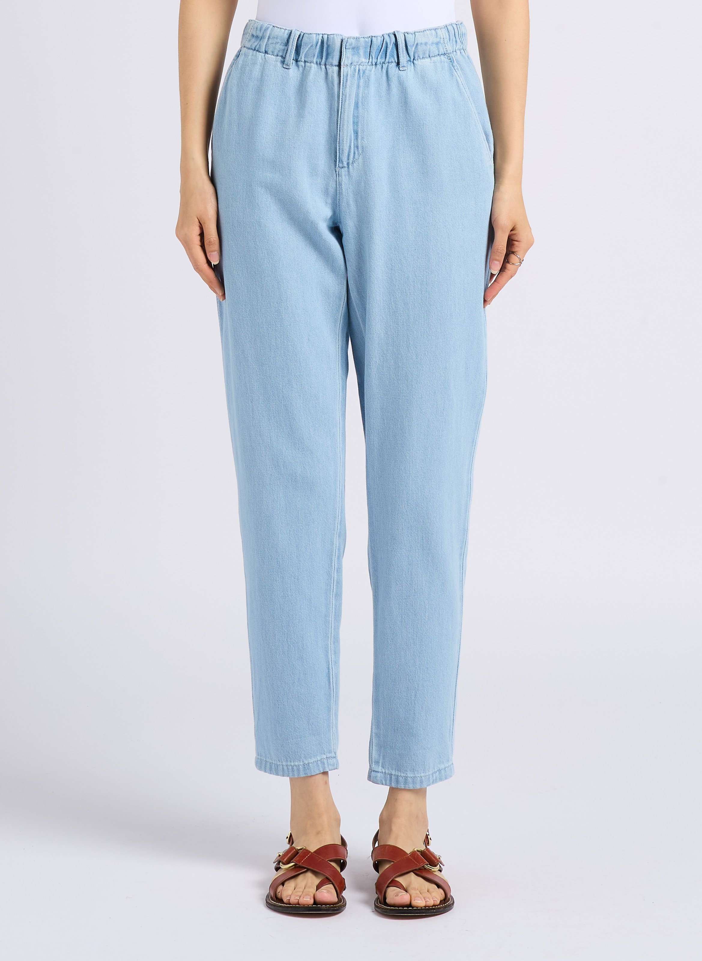 Jean droit en coton sabil MAISON 123 Bleu