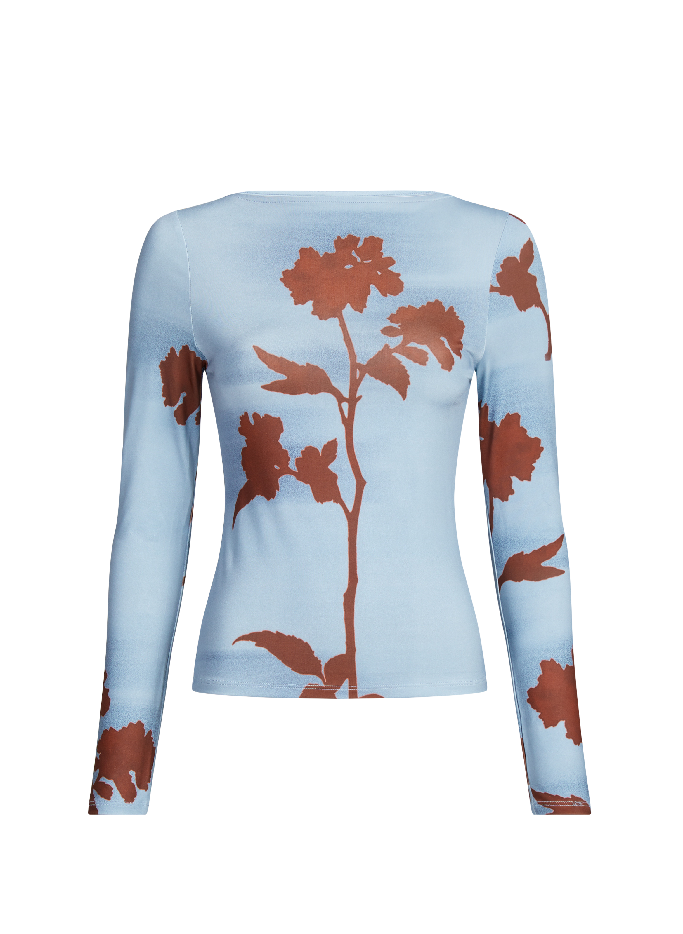 Top à motif TOPSHOP Bleu