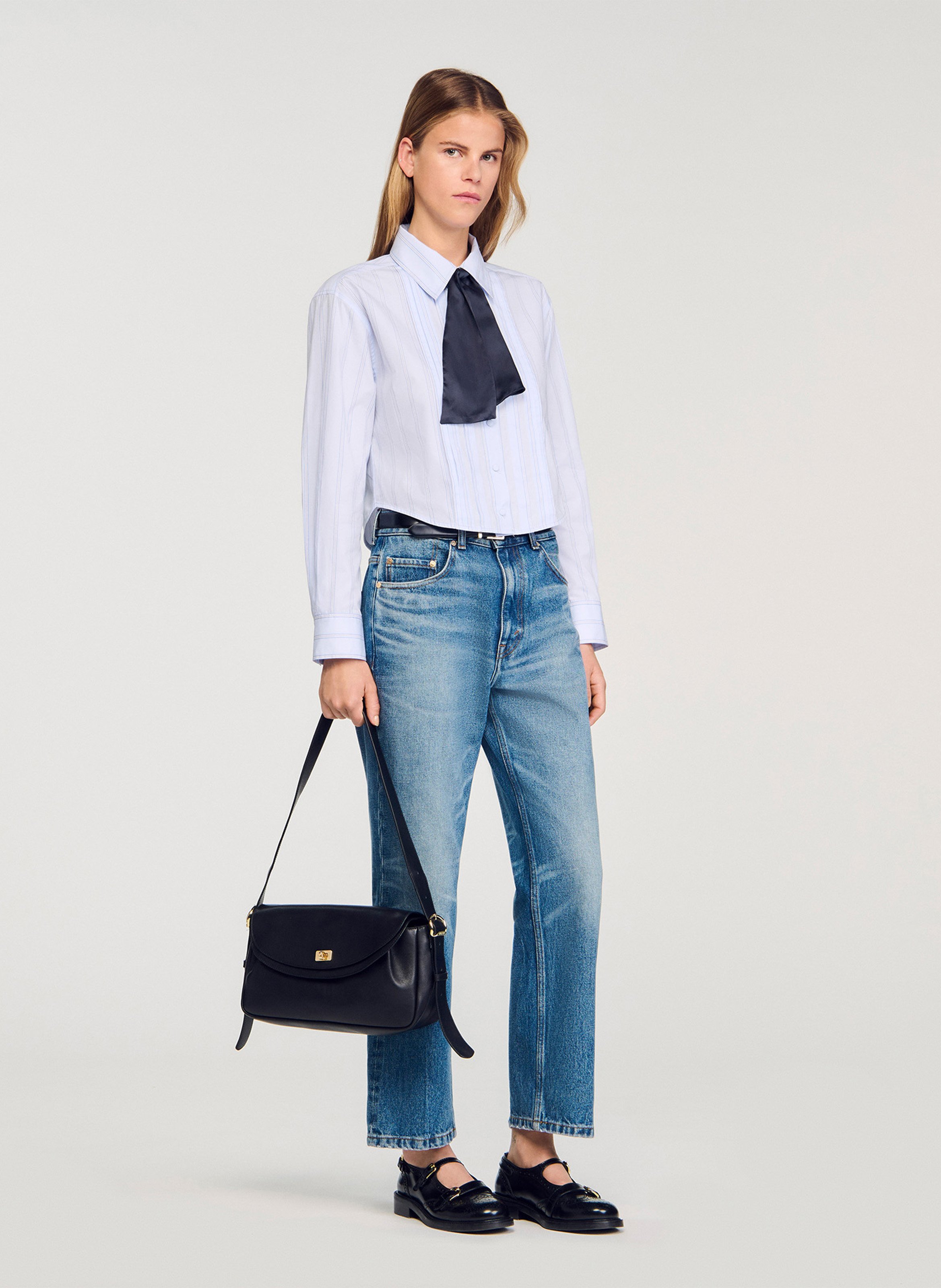 Sac à main en cuir Noir