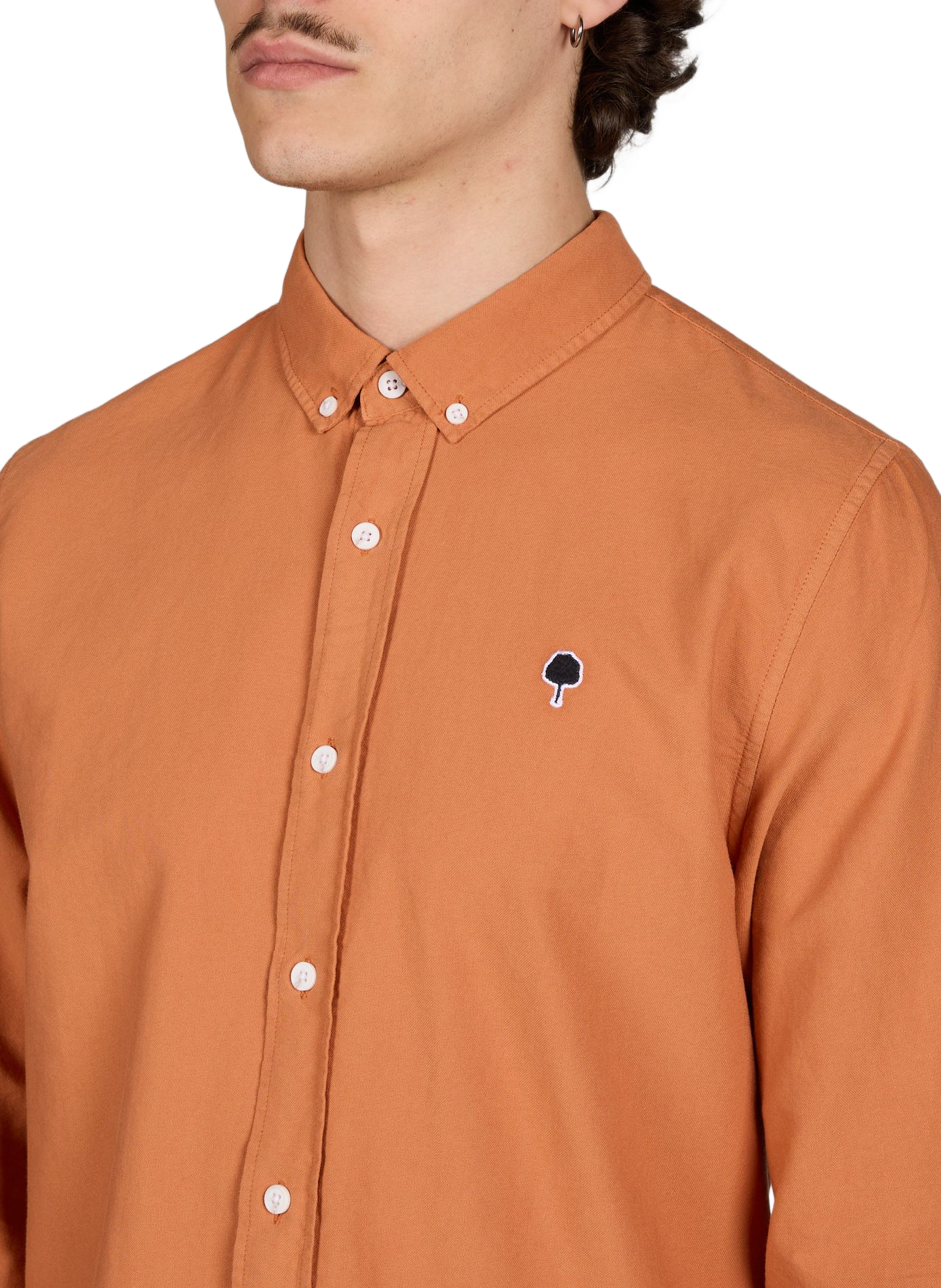 Chemise Ivoy en coton FAGUO Orange