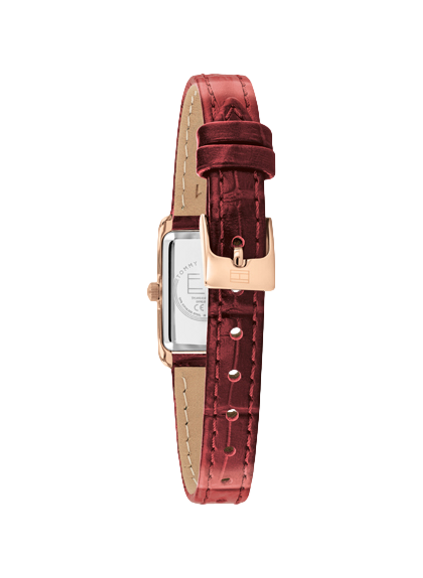 Montre Madison en cuir TOMMY HILFIGER MONTRES Rouge