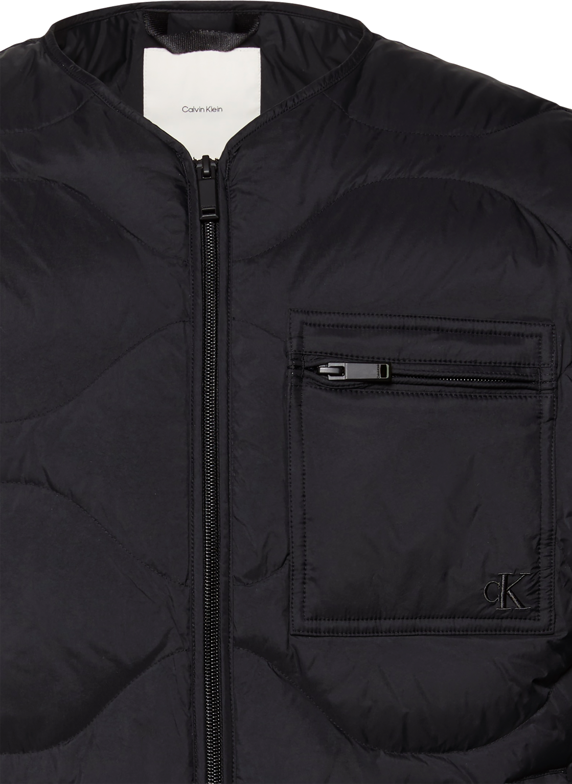 Veste sans manches matelassée  CALVIN KLEIN Noir