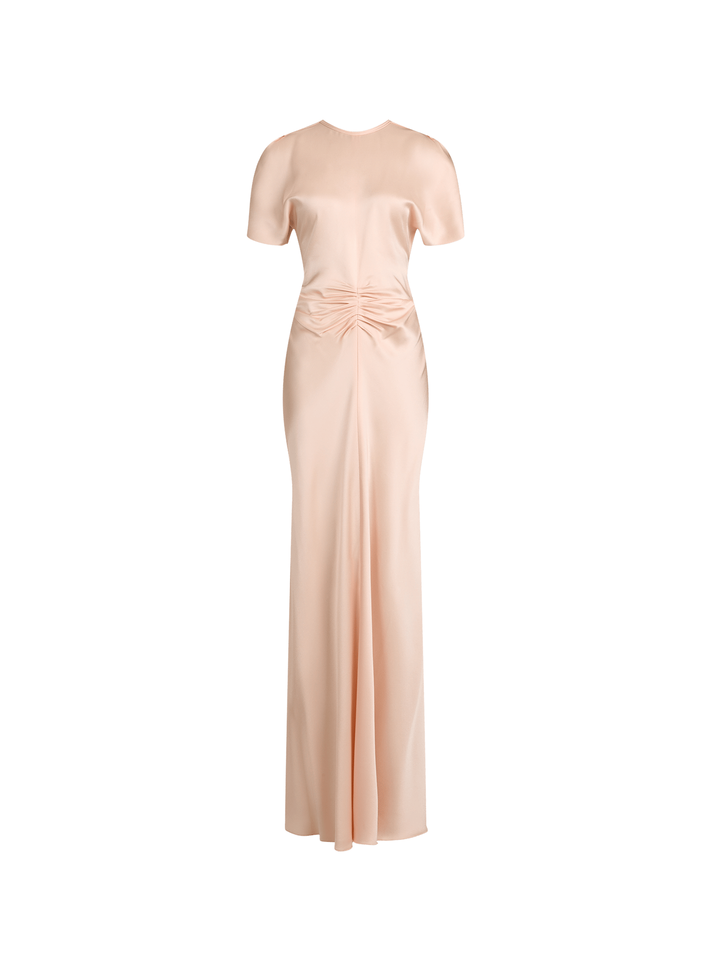 Robe longue satinée Isabella VICTORIA BECKHAM Rose