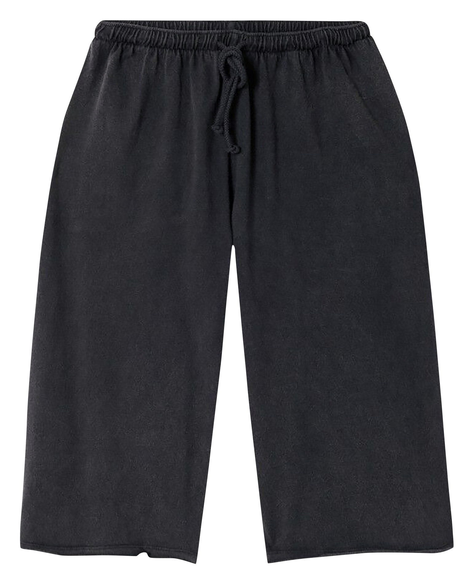 Bermuda mi-long ample uni afoma AMERICAN VINTAGE Noir