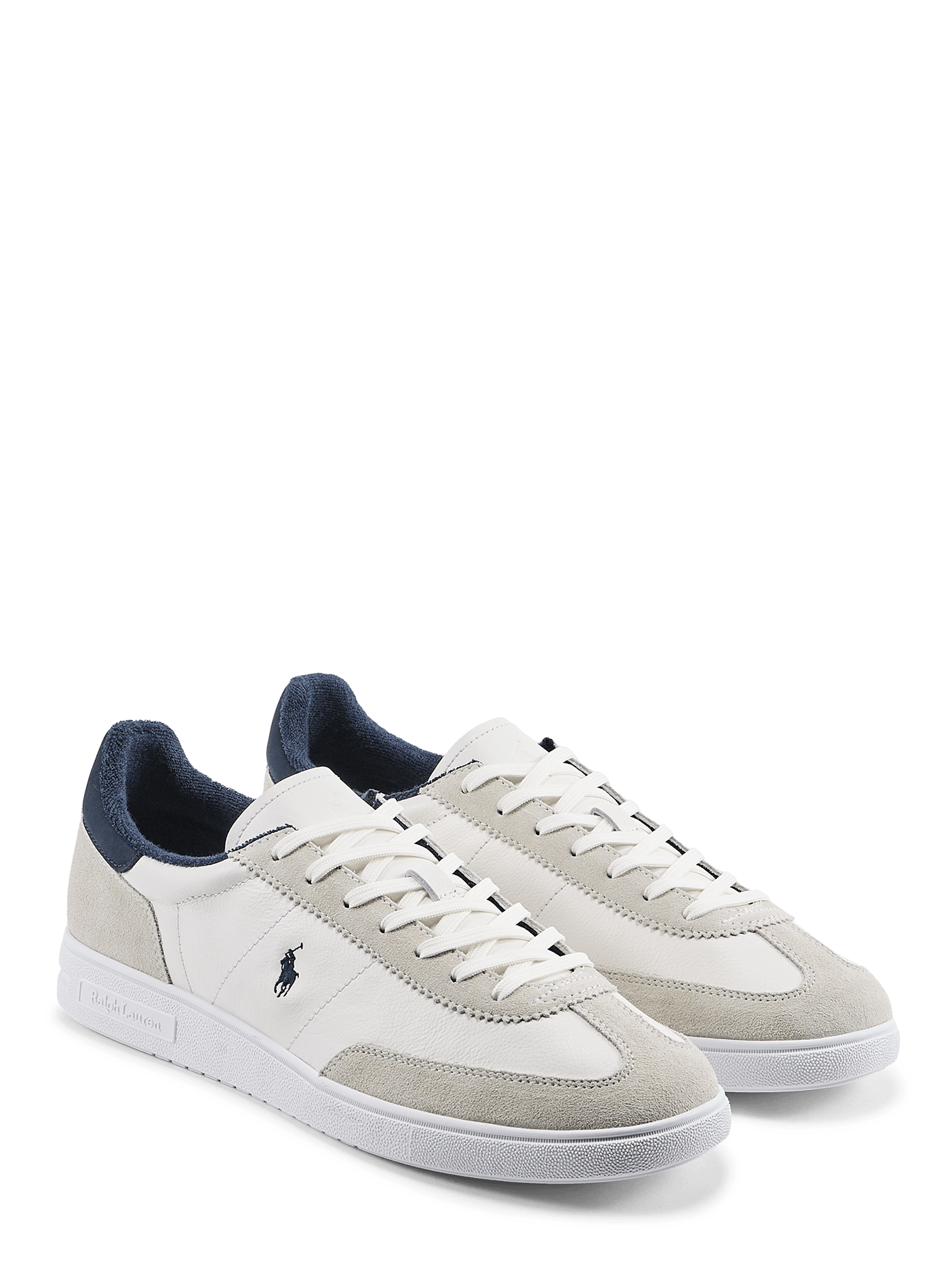 Leather low-top sneakers POLO RALPH LAUREN White