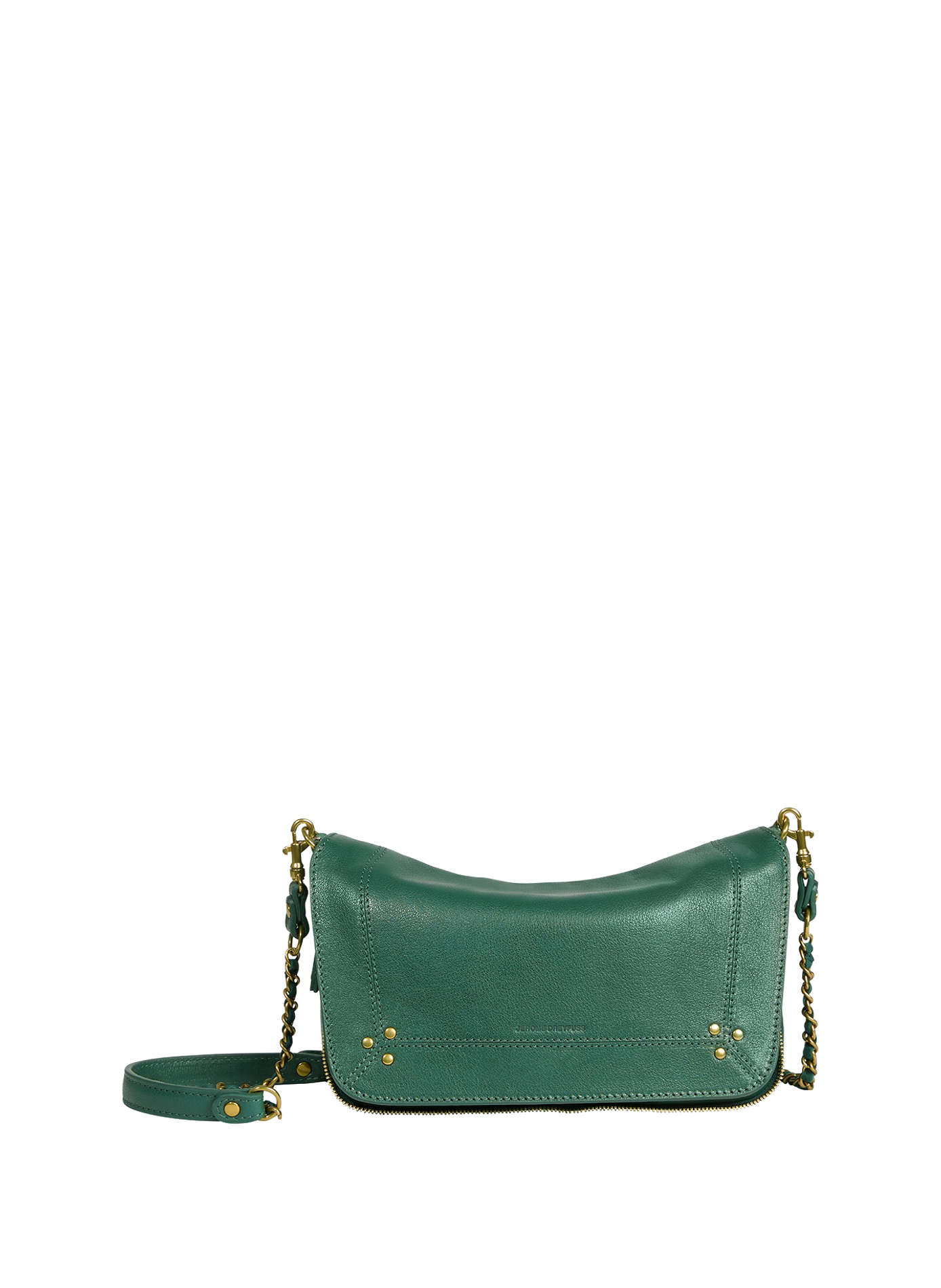 Sac épaule en cuir grainé JÉRÔME DREYFUSS Vert