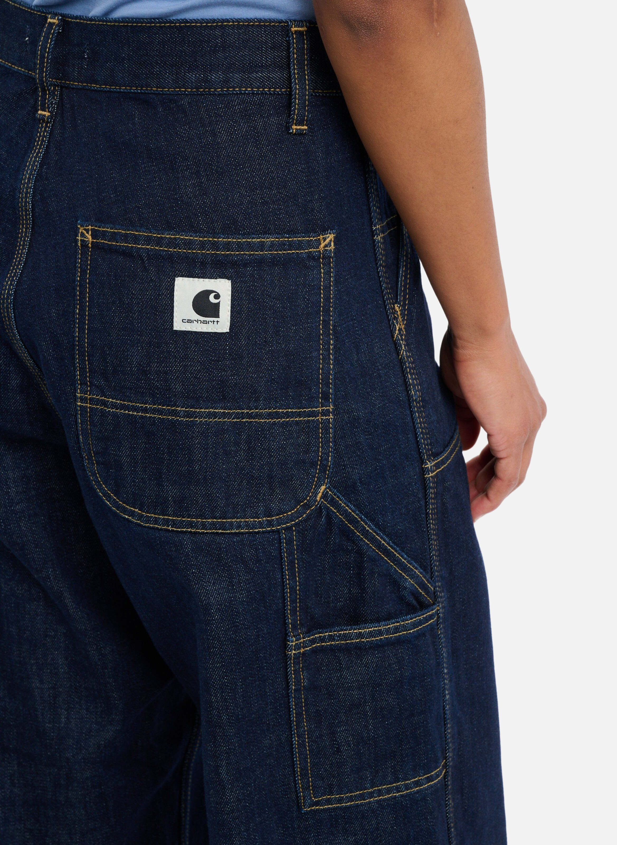 Jean w' brandon double knee pant CARHARTT WIP Bleu