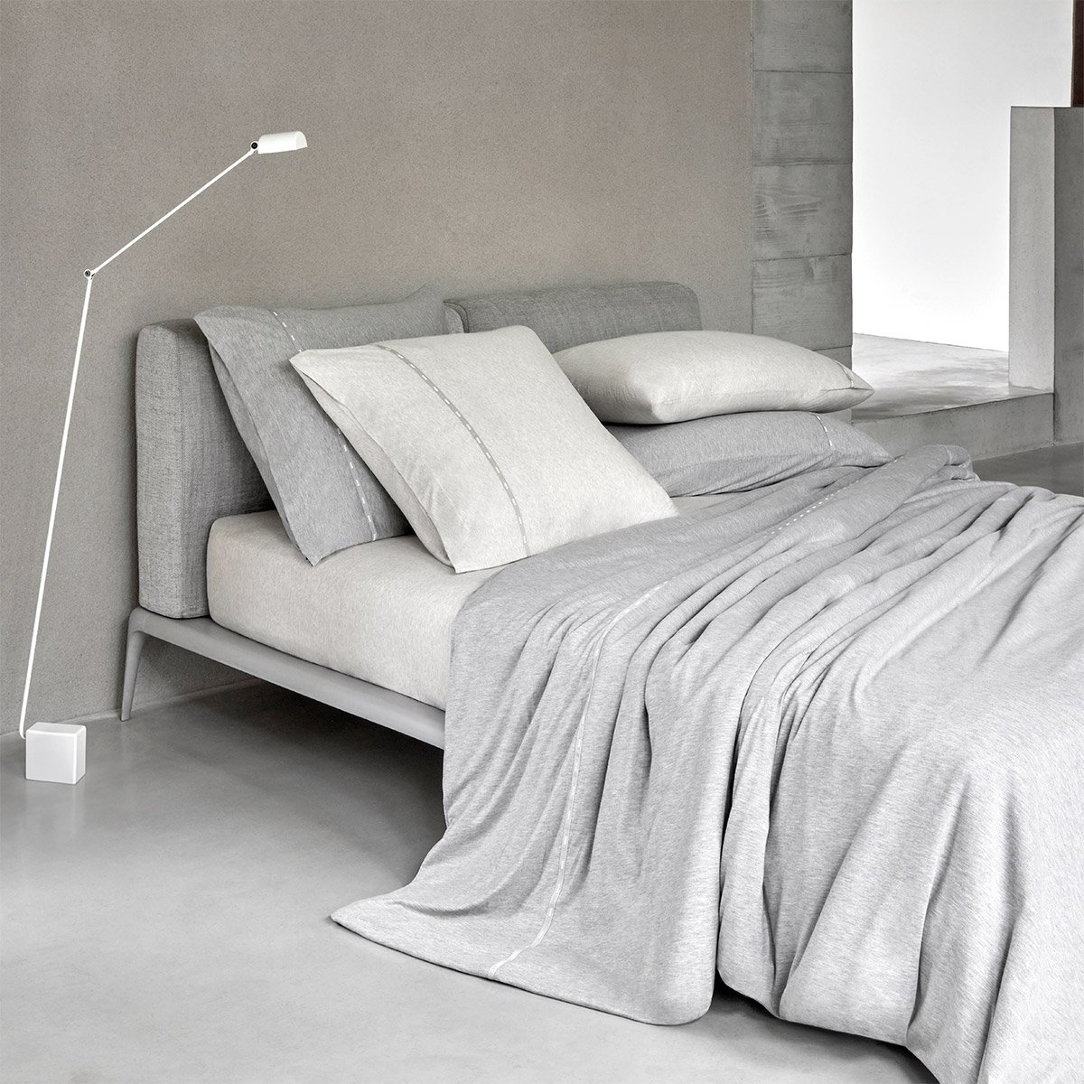 Housse de couette en coton modal, boss sense BOSS HOME Gris