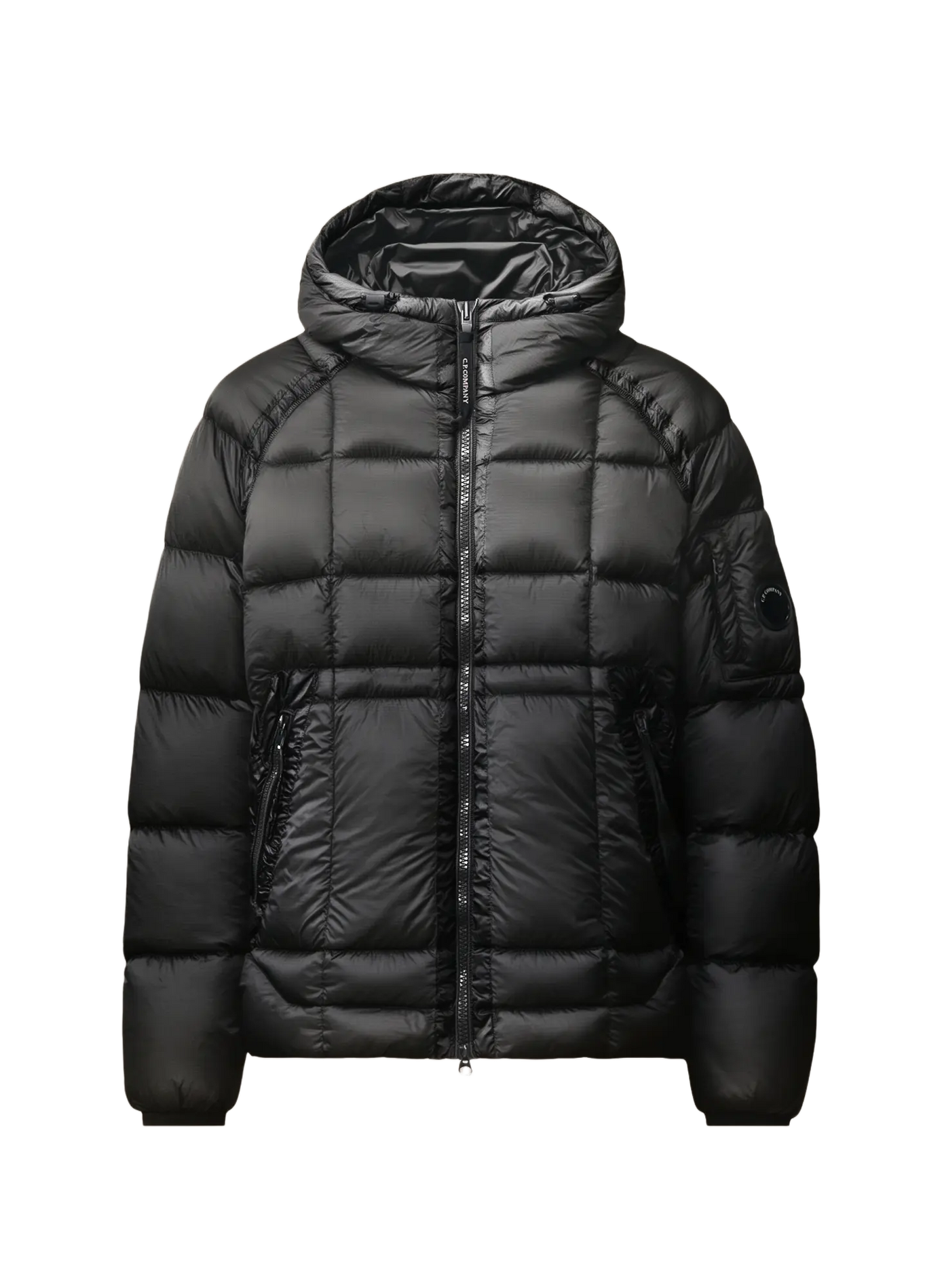 Quilted hooded Down jacket CP COMPANY Black