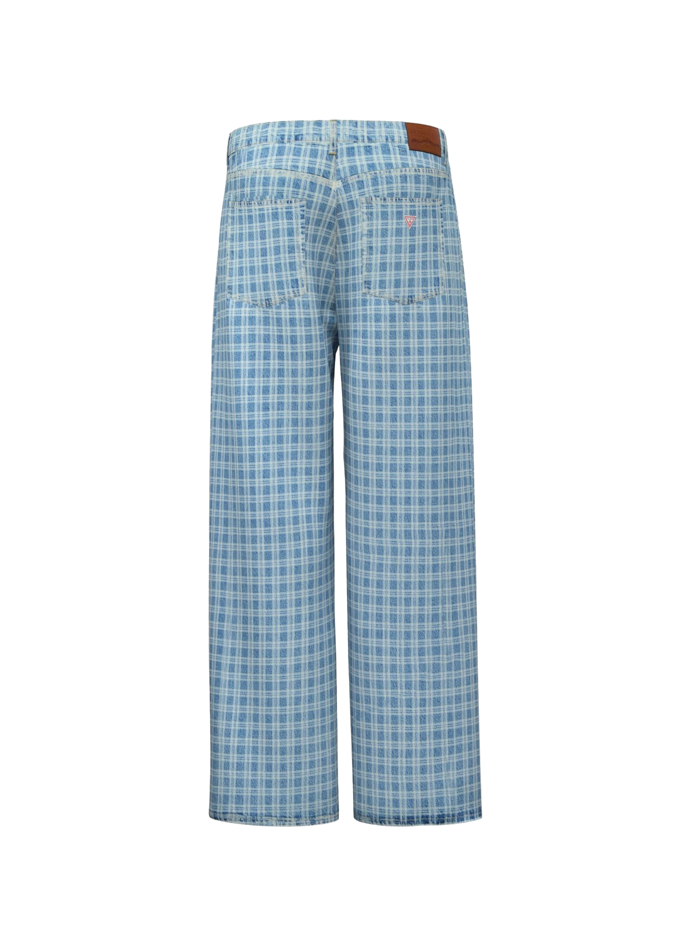 Straight-fit printed jeans GUESS Blue