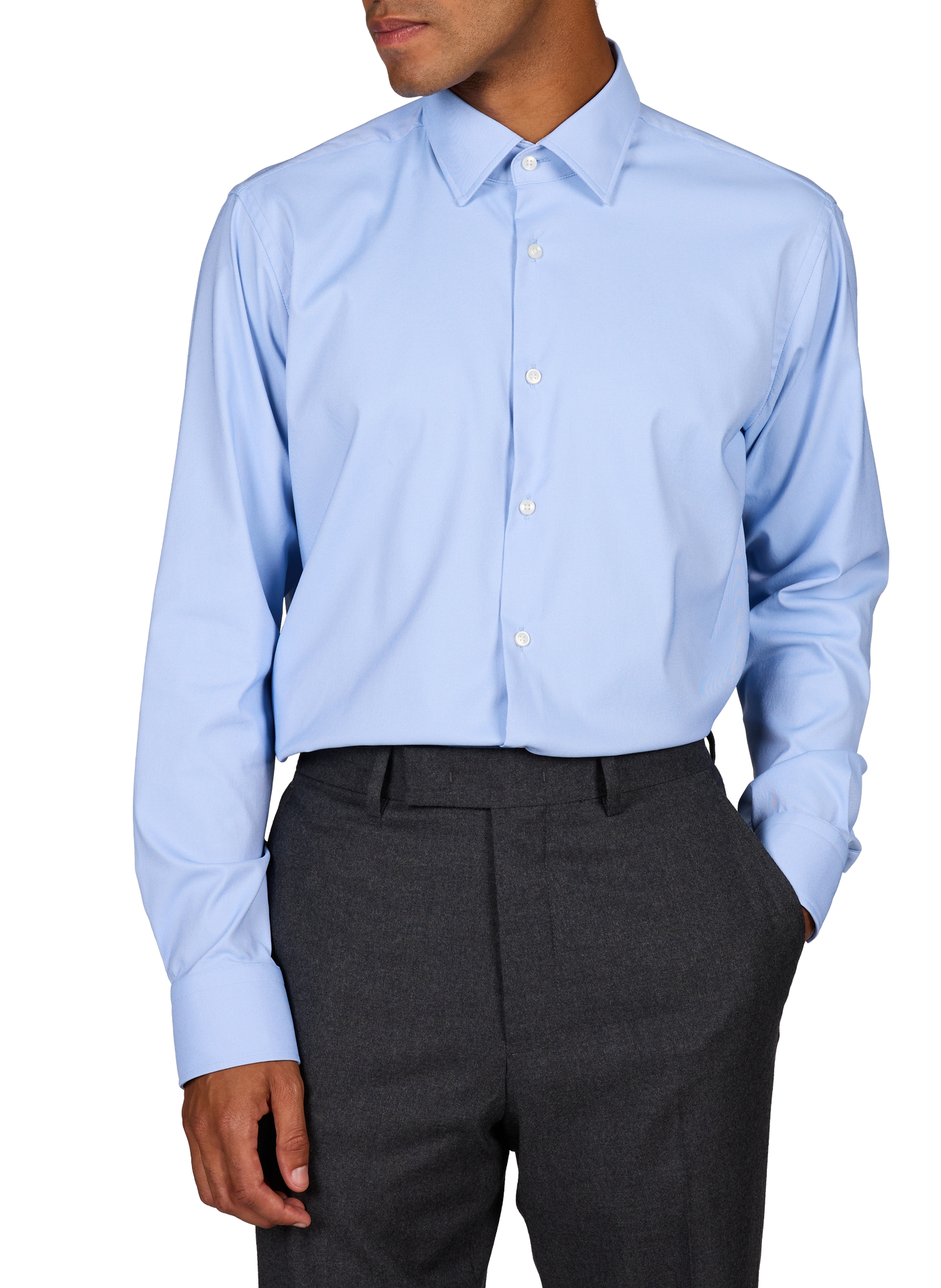 Regularhemd BOSS Blau