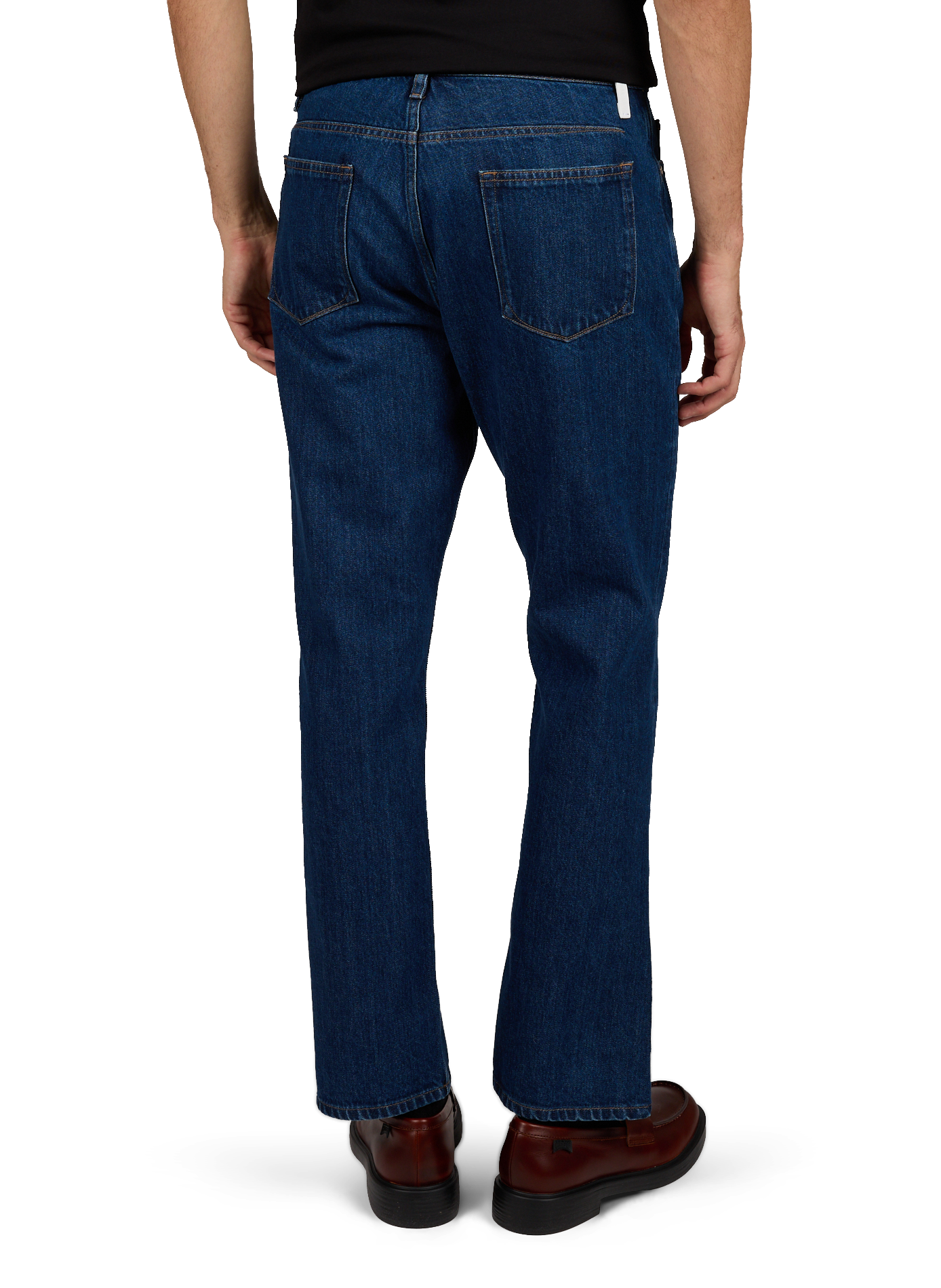 Rechte blauwe jeans van katoen JIL SANDER Blauw
