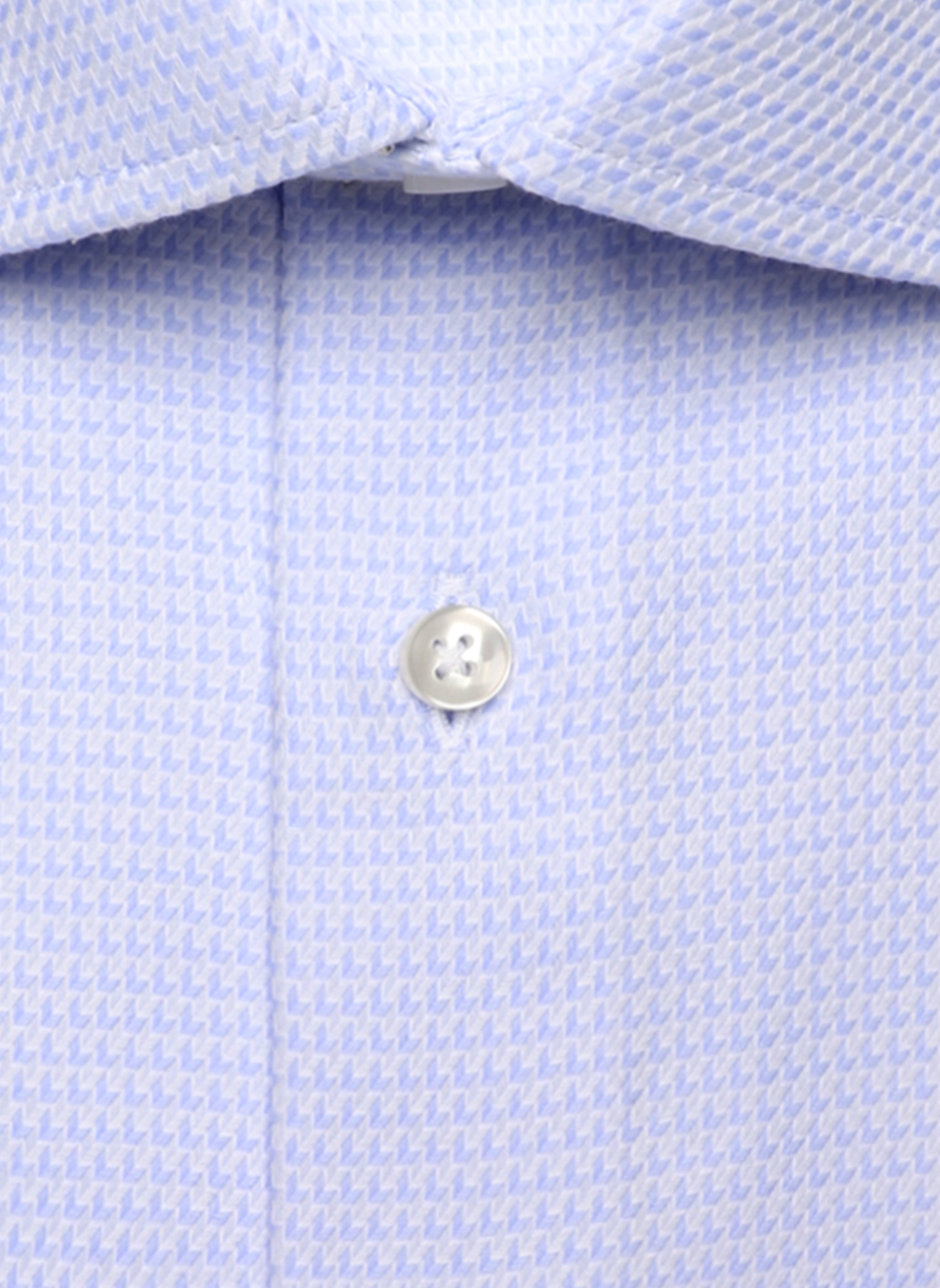 Straight classic collar shirt in cotton SEIDENSTICKER Blue