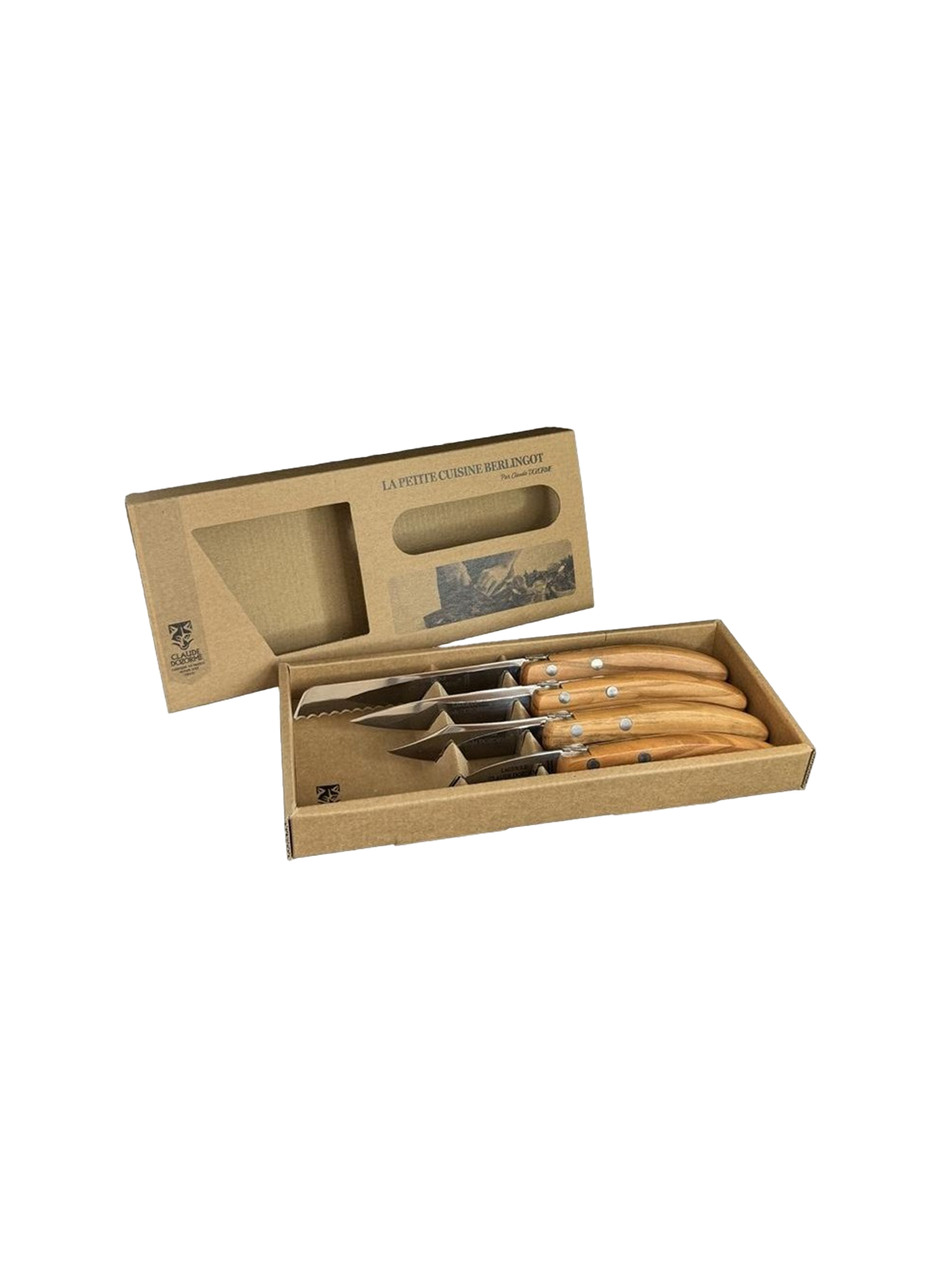 Set of 4 Messer Bonbon DOZORME Braun