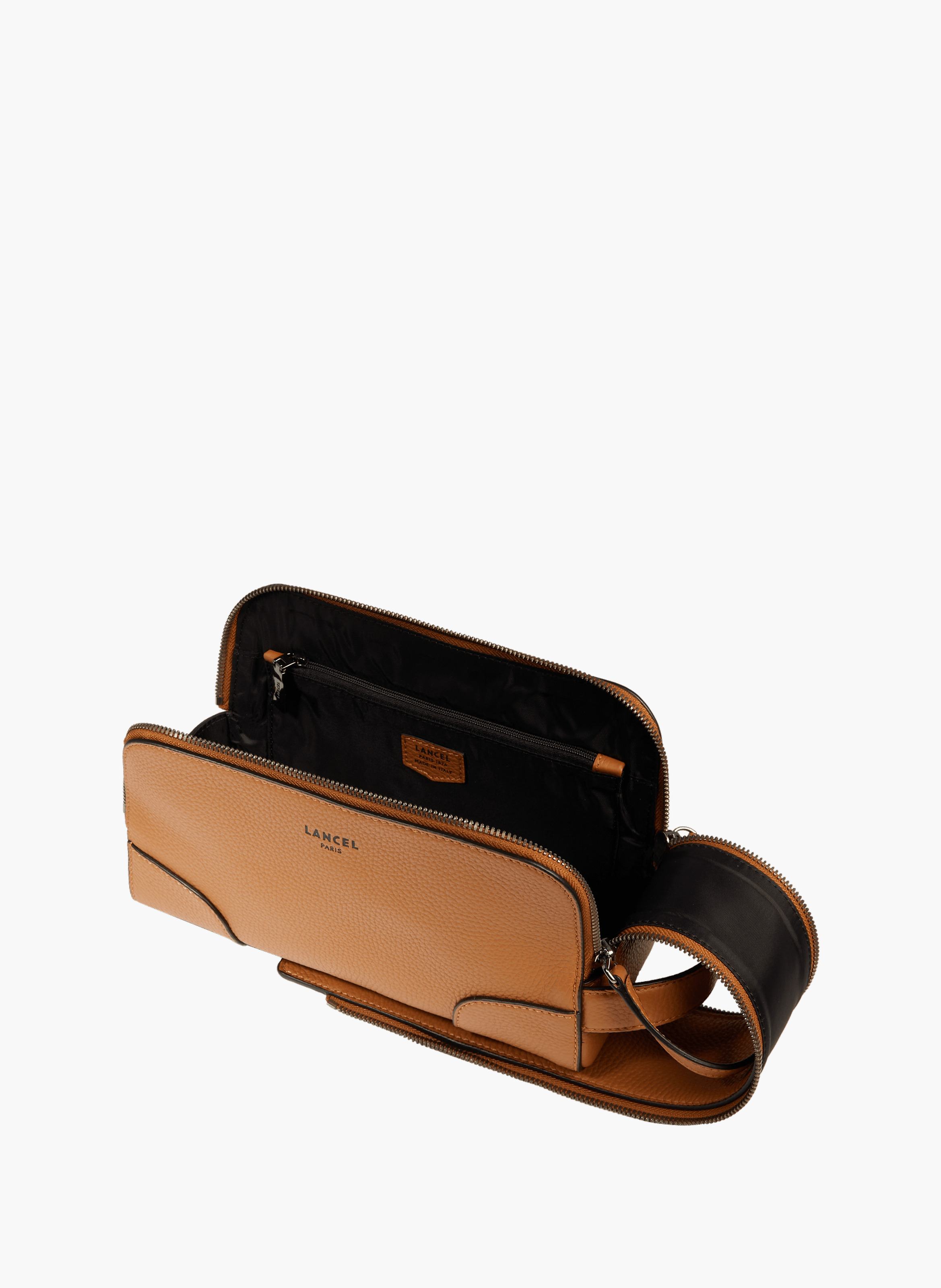 Trousse de toilette charlie de lancel en cuir LANCEL Marron