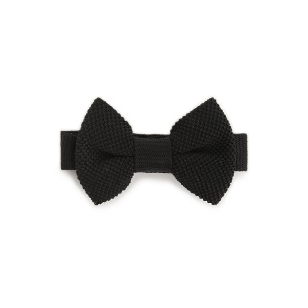Noeud papillon en maille de coton Noeud papillon en maille de coton