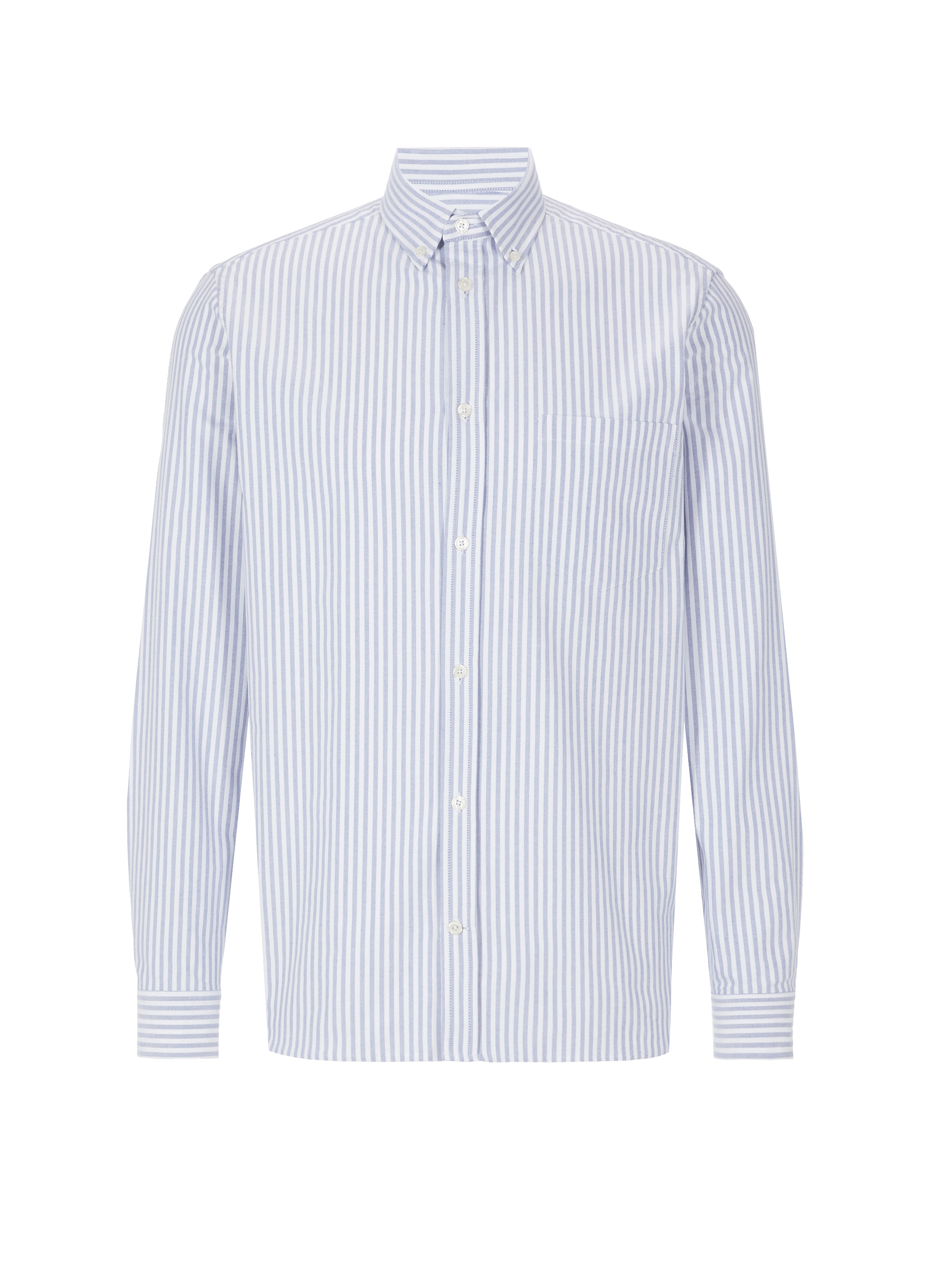 SAISON 1865 Chemise rayée en coton Bleu