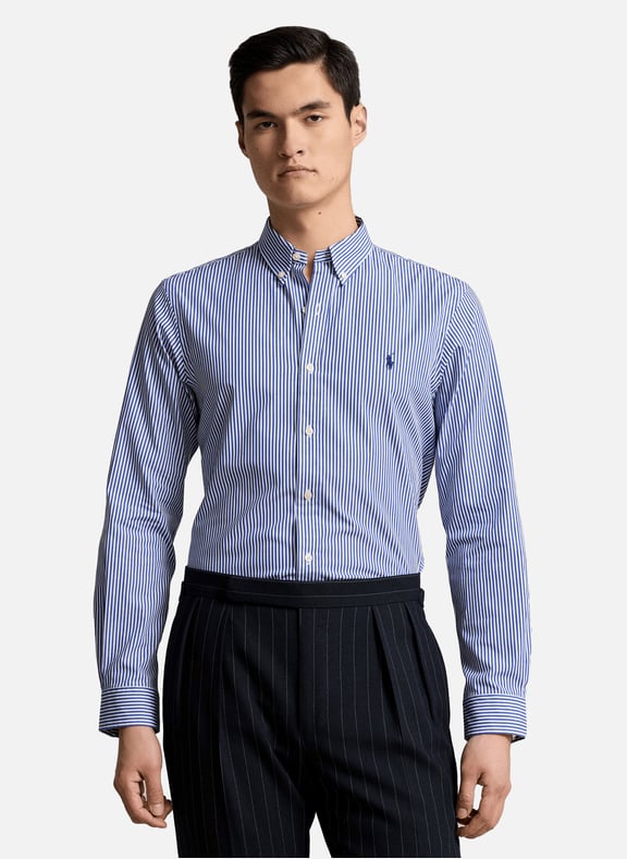 Striped cotton shirt Blue by POLO RALPH LAUREN POLO RALPH LAUREN Striped cotton shirt Blue