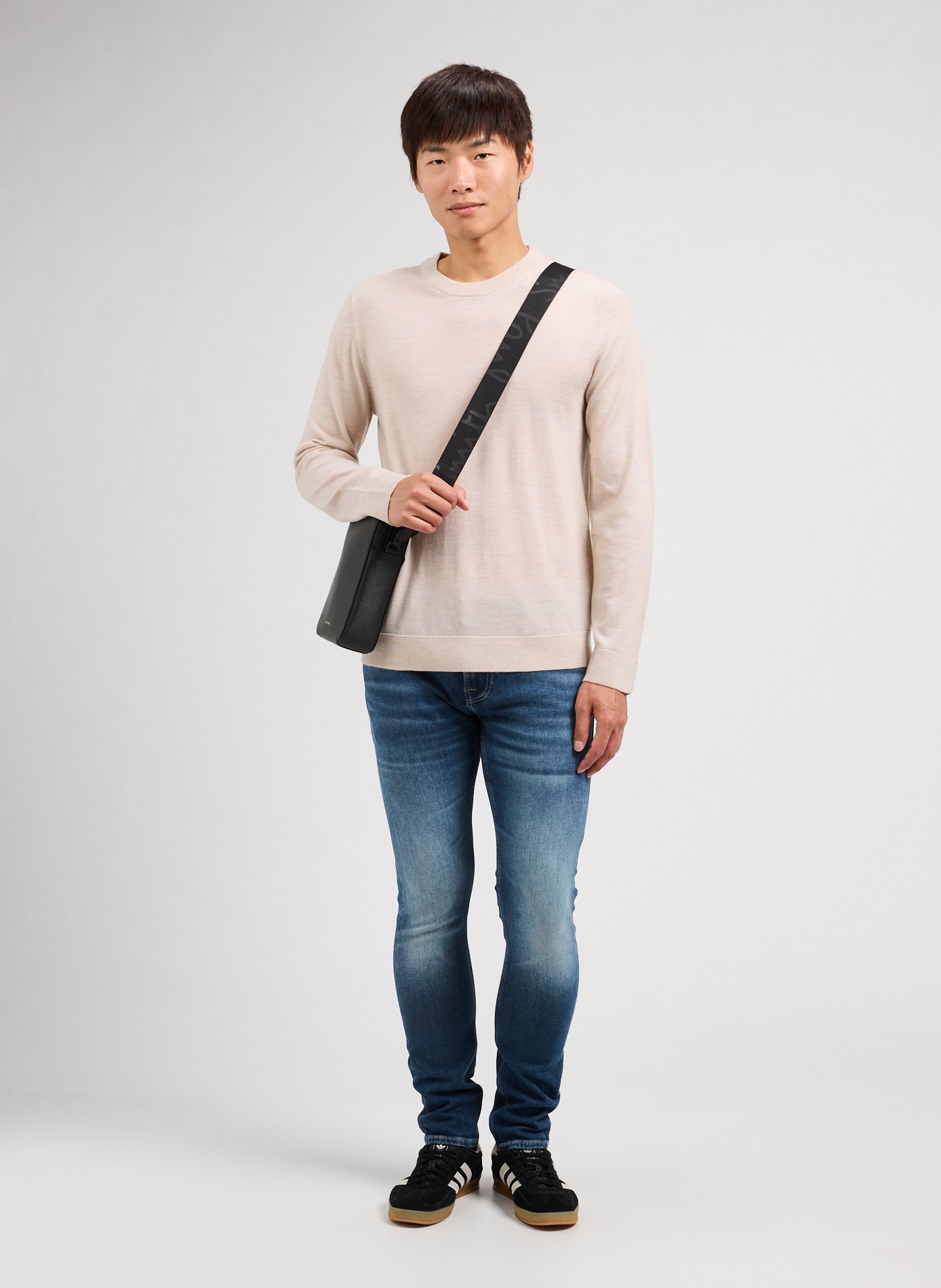 Low-rise skinny jeans in cotton GUESS Blue