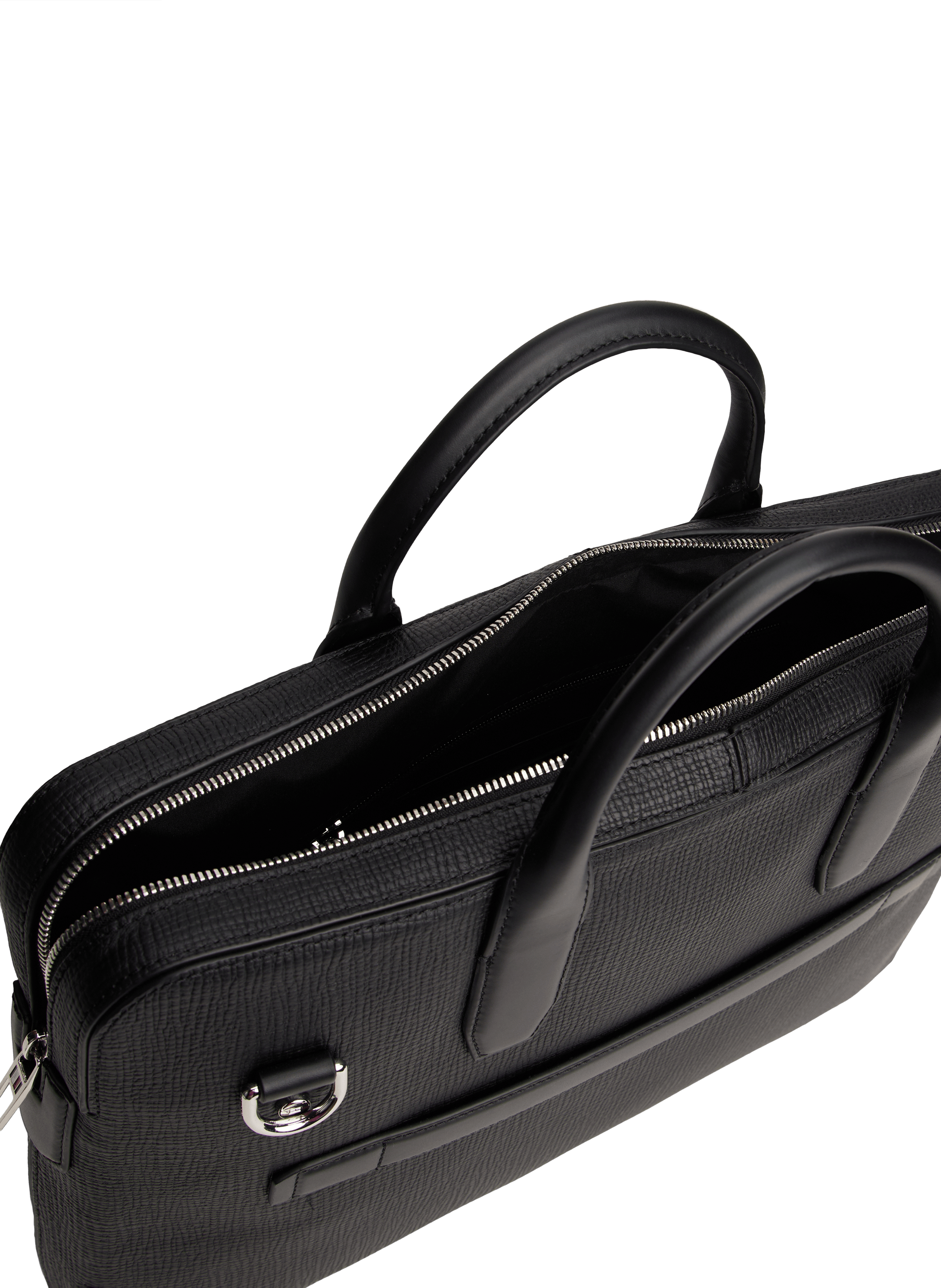 Leather computer bag TOMMY HILFIGER Black