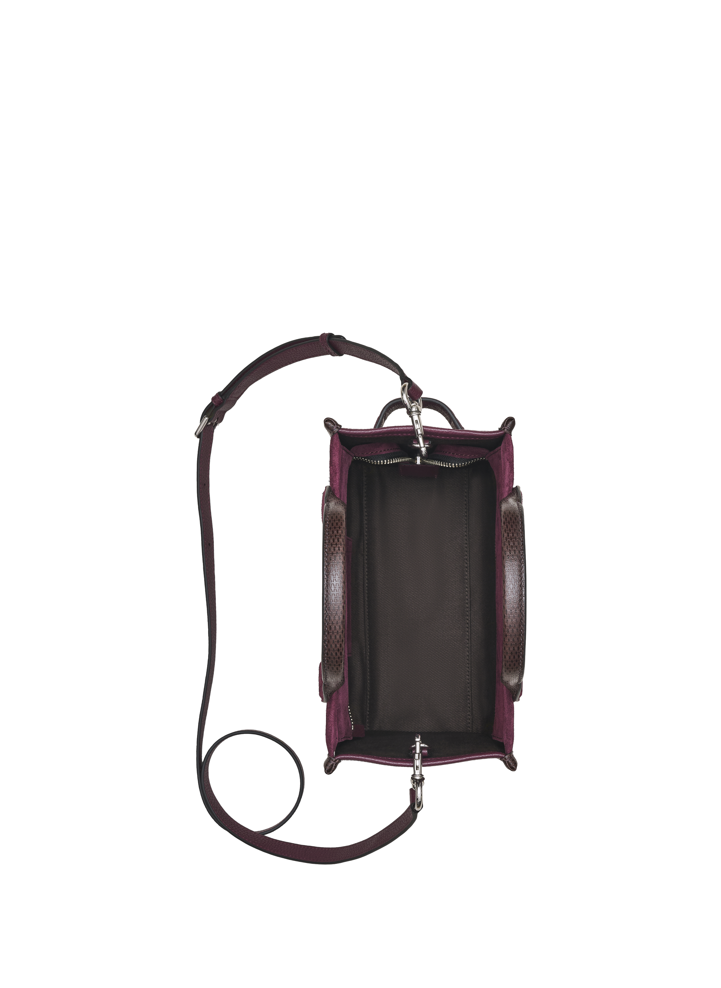 Sac cabas The Tote Bag en daim MARC JACOBS Rouge