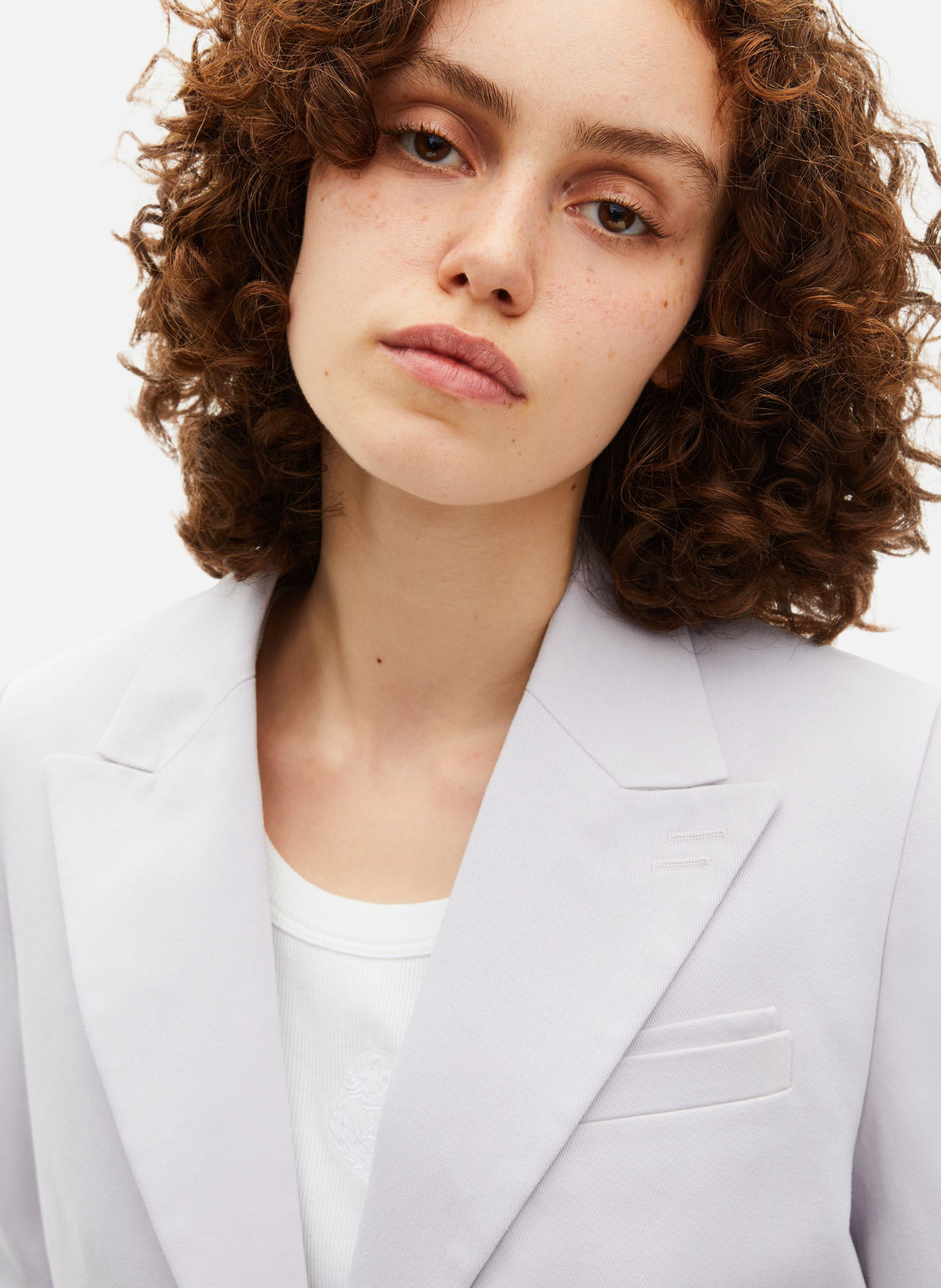 Veste de tailleur droite THE KOOPLES Violet