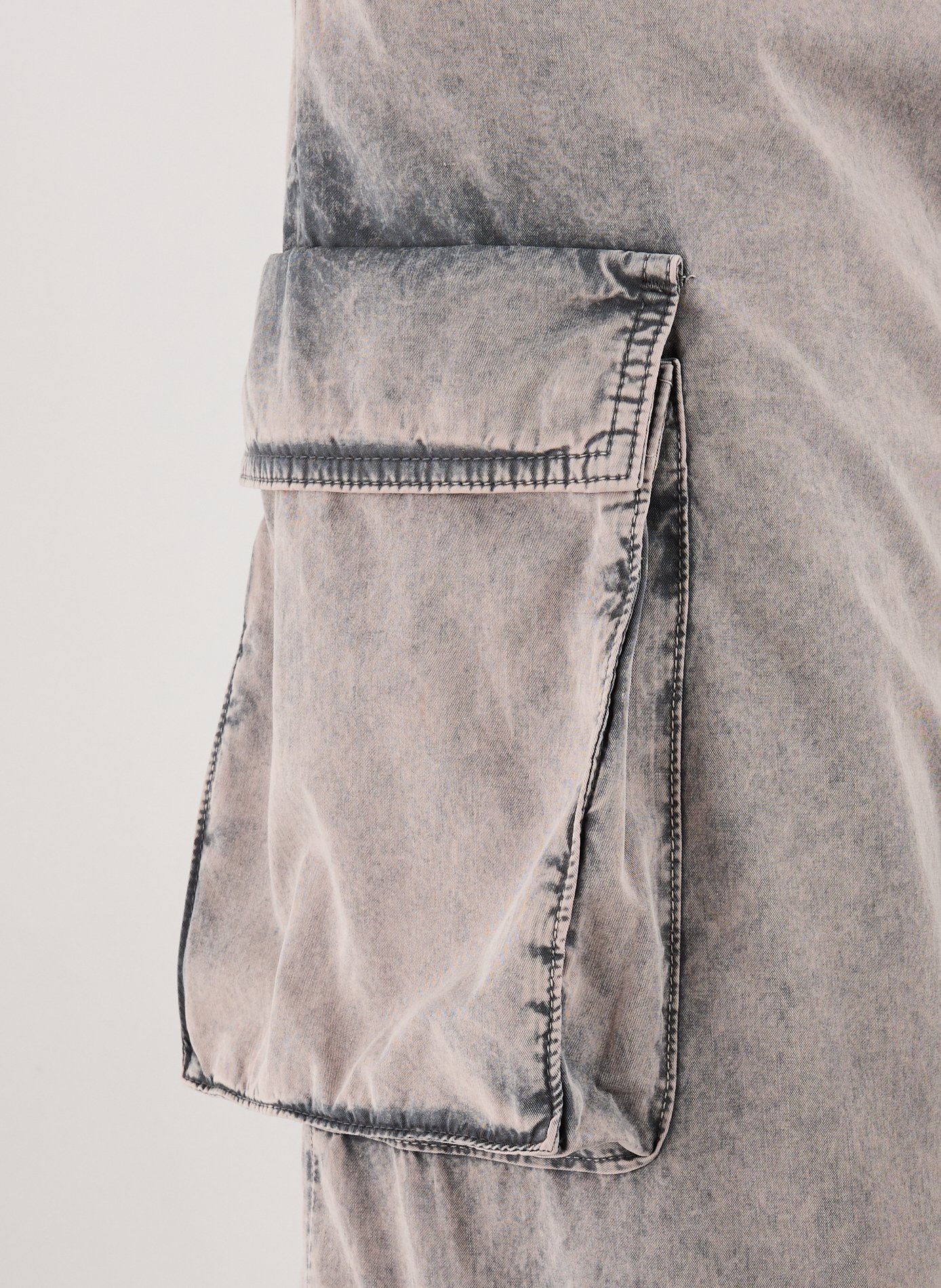 Cotton cargo jeans THE ATTICO Grey