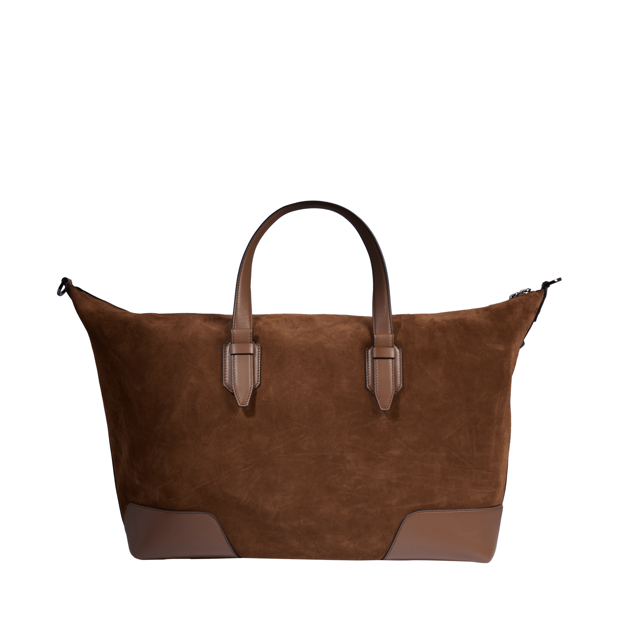 Sac weekend zippé charlie de lancel en cuir LANCEL Marron
