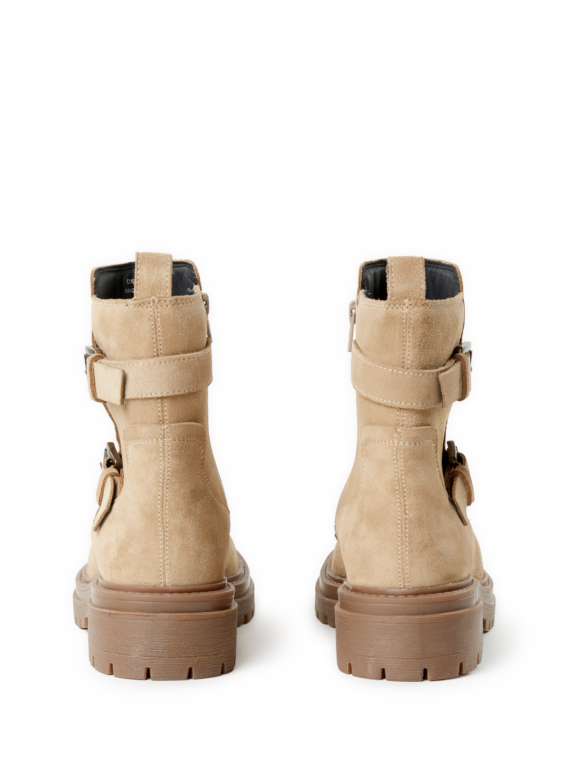Leather ankle boots Iridea in leather GEOX Beige