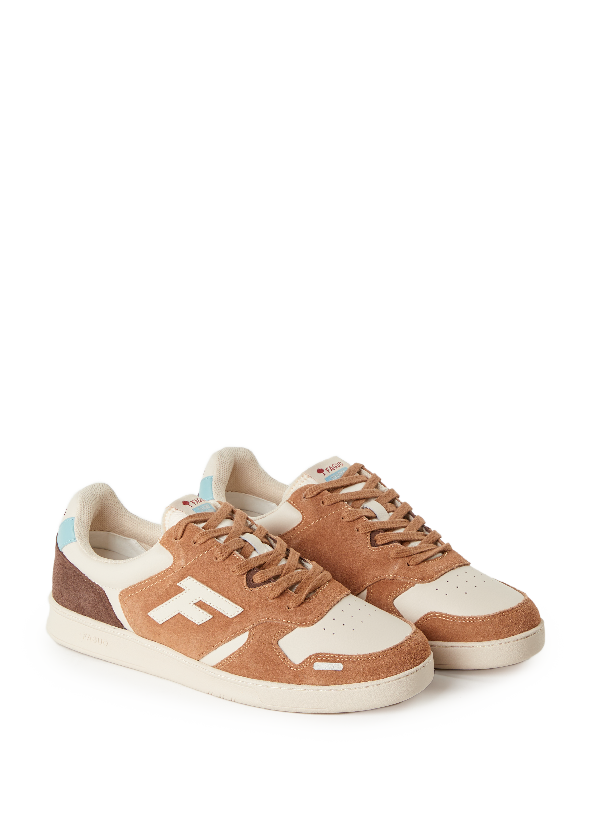 Baskets bi-matière FAGUO Multicolore