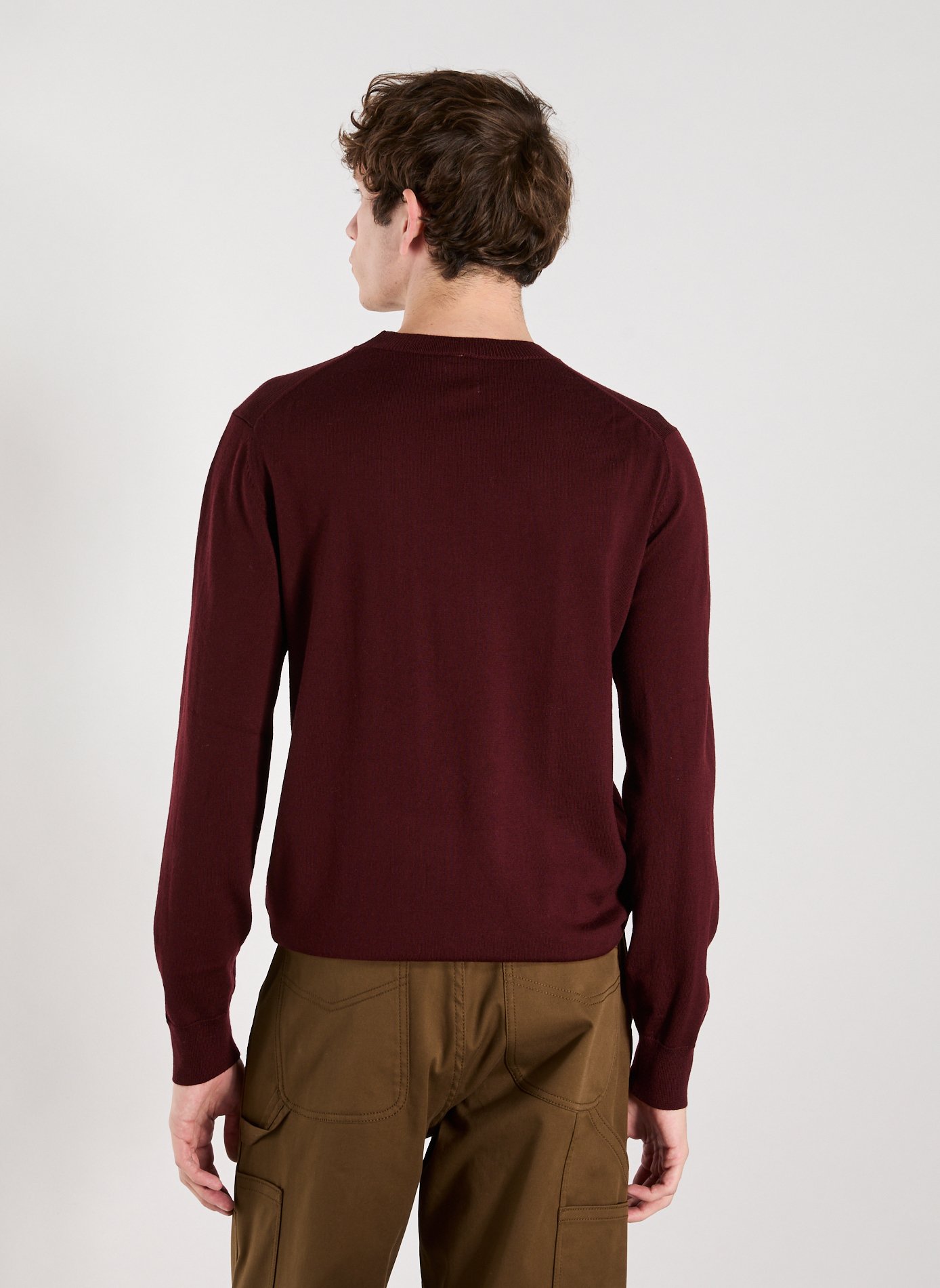 Pull en laine mérinos Flex AU PRINTEMPS PARIS Rouge