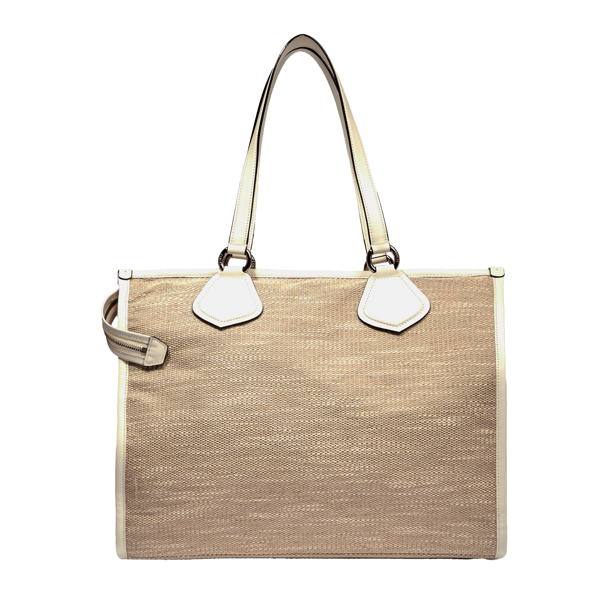 Sac cabas zippé l lancel summer tote LANCEL Beige