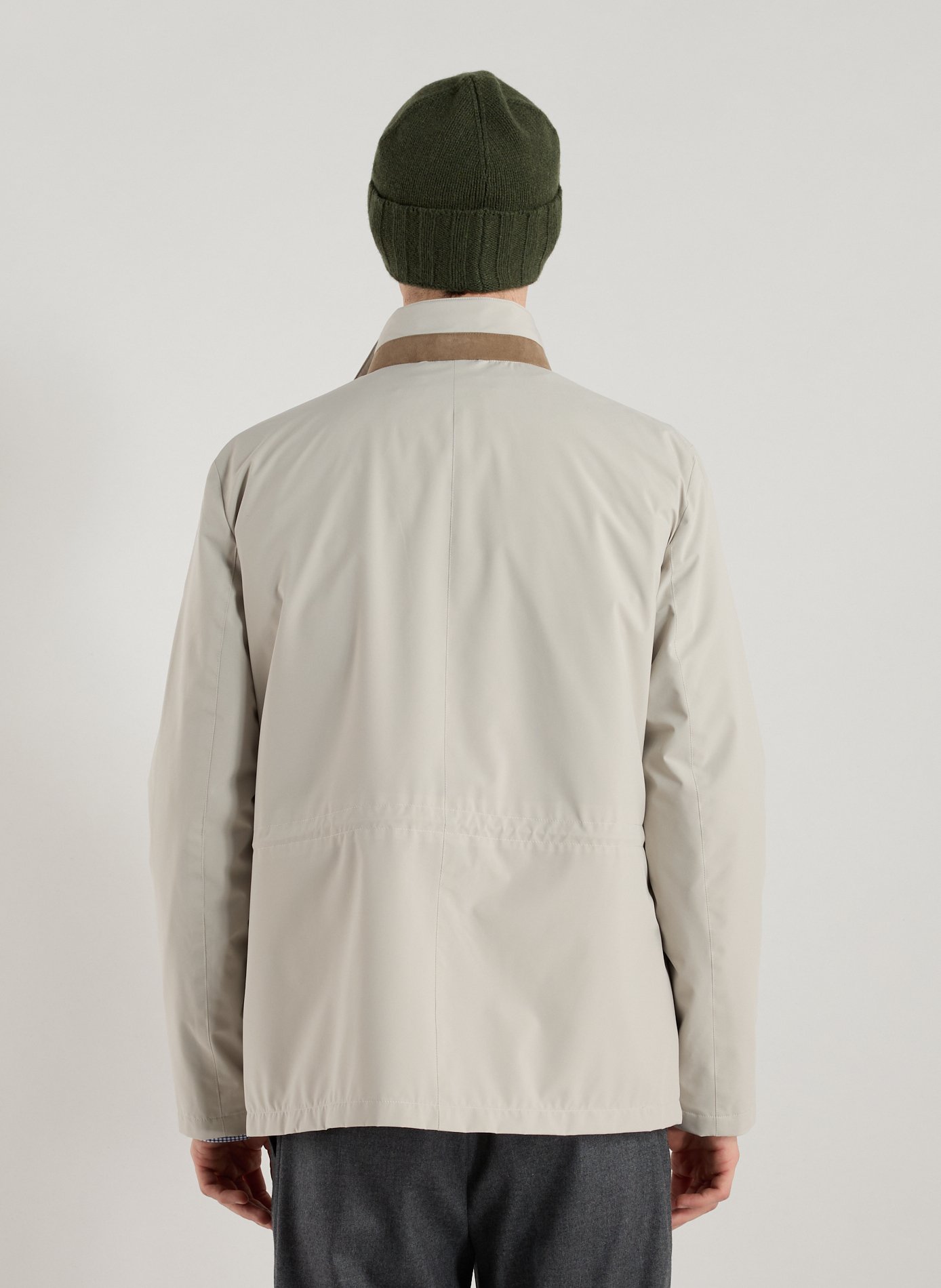 Lightweight straight-fit jacket HACKETT Beige