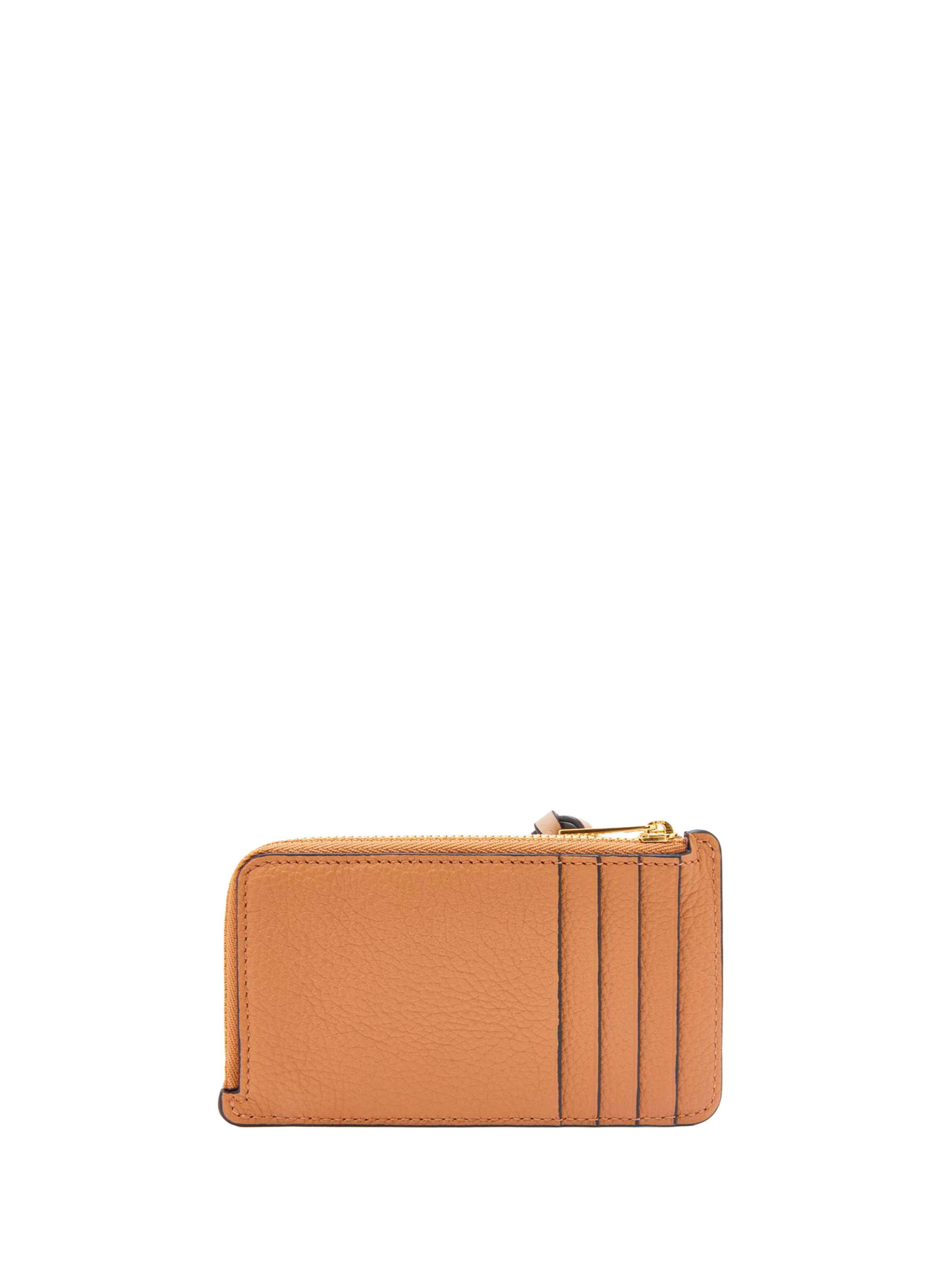 Soft grained calfskin leather coin purse LOEWE Brown