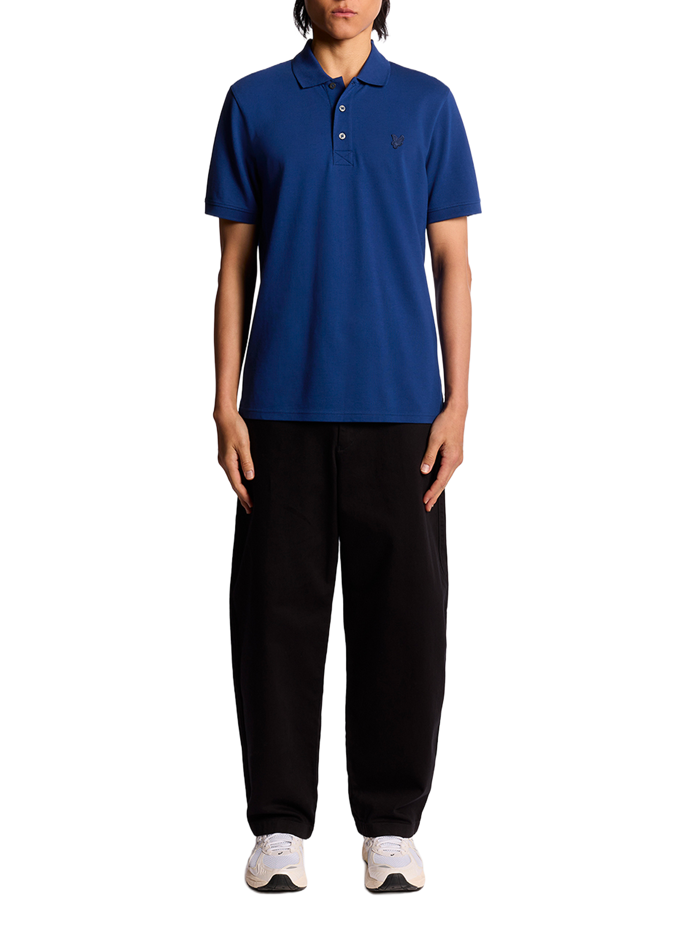 Polo en coton mélangé LYLE & SCOTT Bleu