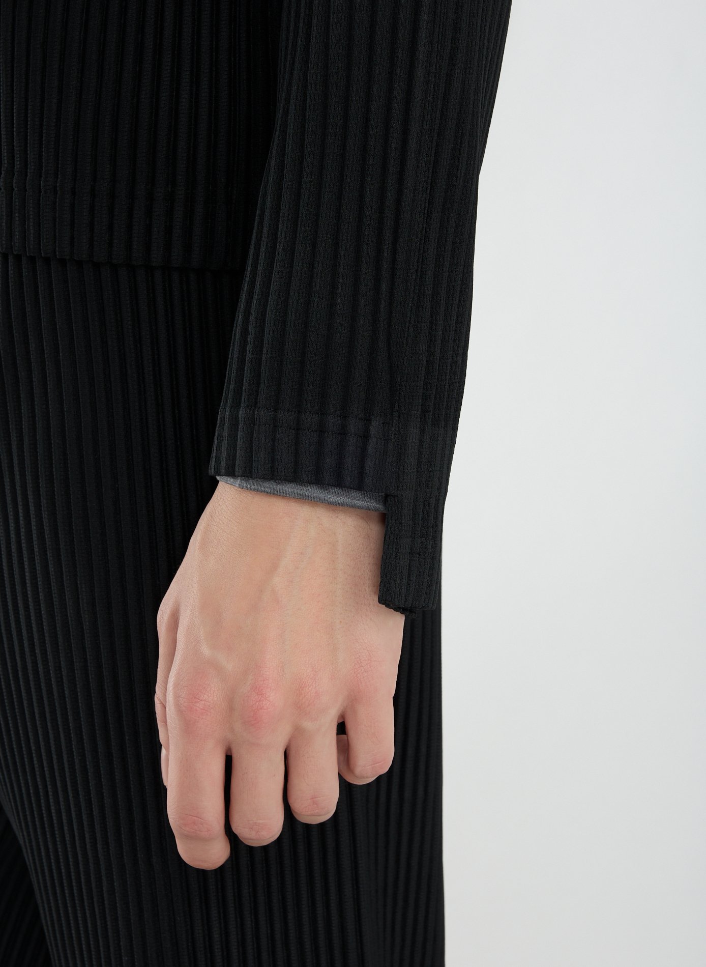 Pleated waistcoat HOMME PLISSE ISSEY MIYAKE Black