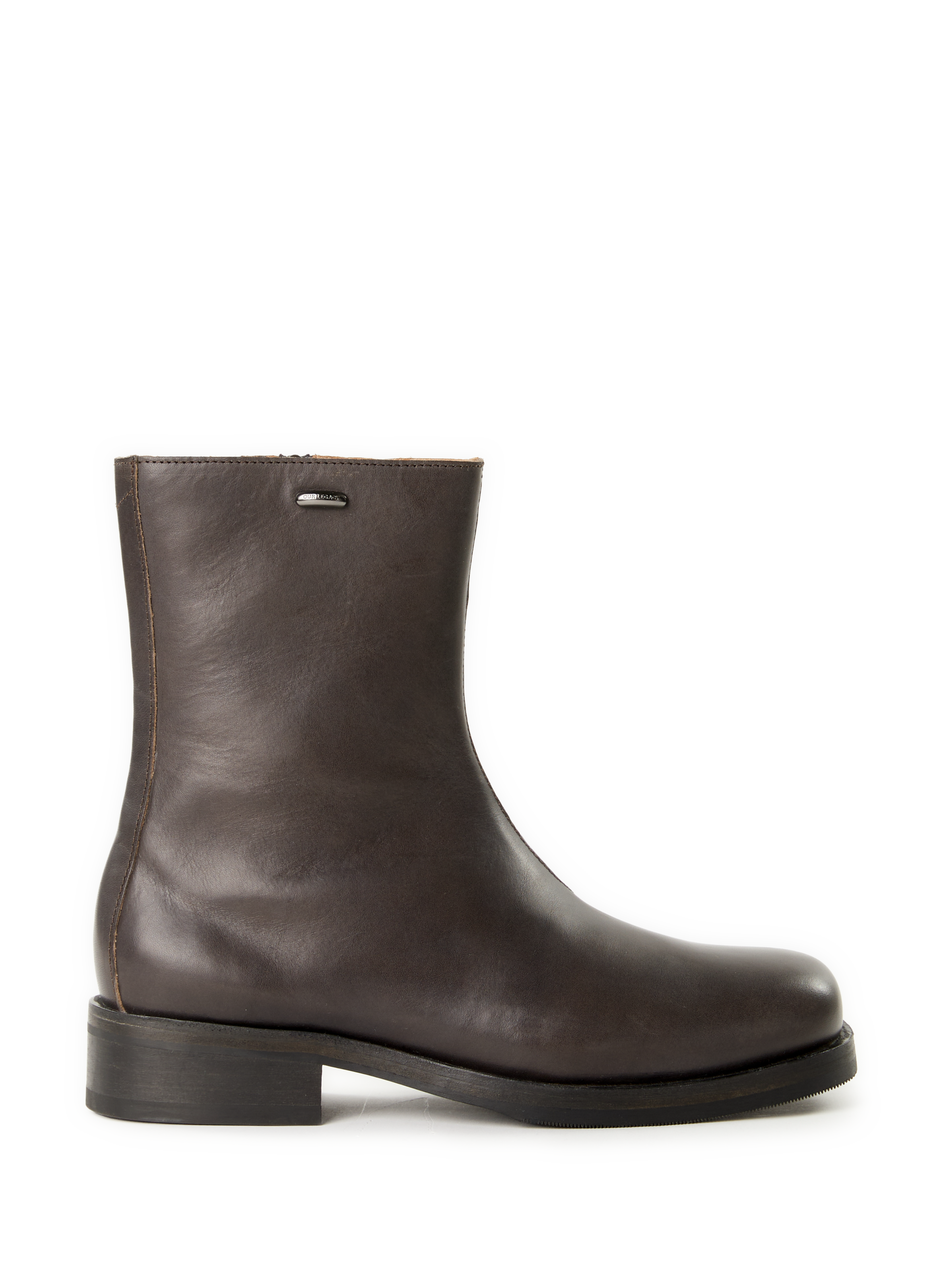 OUR LEGACY Boots zippées en cuir No color