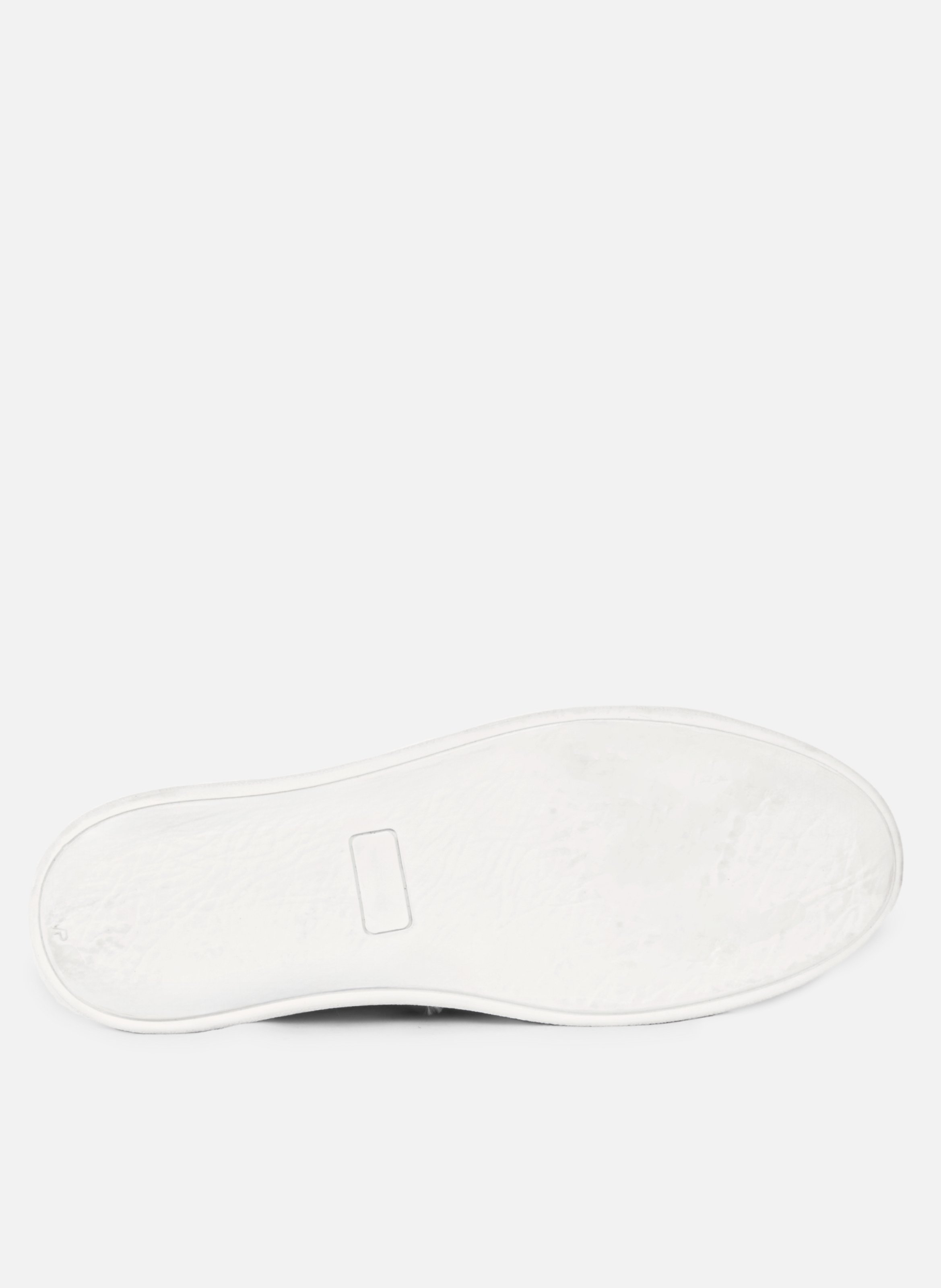 Tennis lacet arthur cuir grainé blanc JULES & JENN Blanc