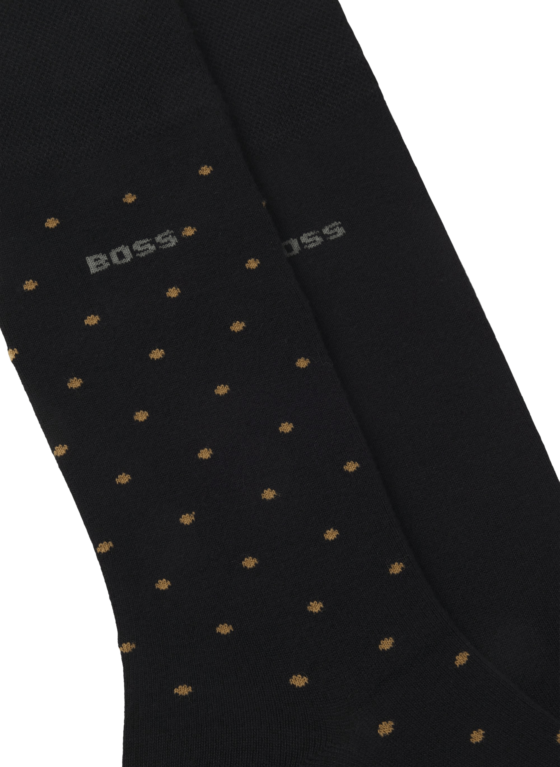 Lot de 2 paires de chaussettes mi-hautes BOSS Noir