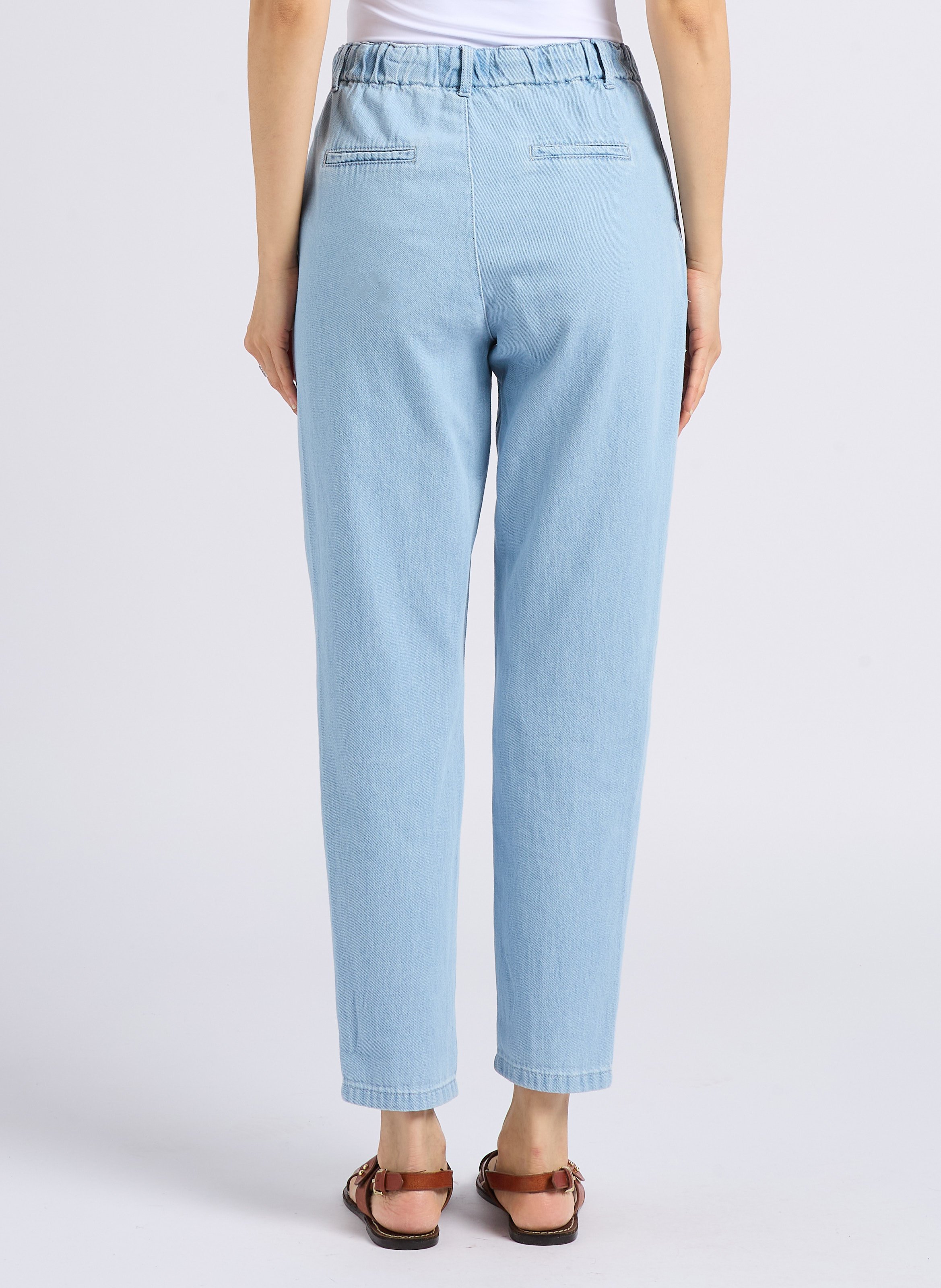 Jean droit en coton sabil MAISON 123 Bleu